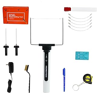 3 in 1 Hot Wire Foam Cutter Kit, White Foam Cutter Electric Foam Cutting Tool, Heated Foam Carving Knife Kit