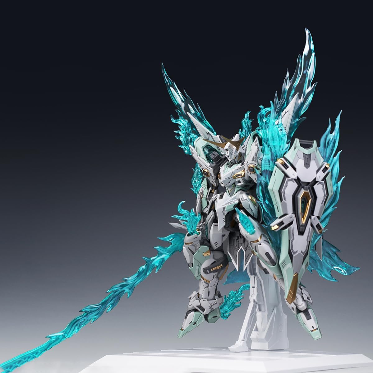 SNAA 1/100 蒼炎の魂 - 炎皇 Amazon | SNAA 1/100 蒼炎の魂 - 炎皇 青煌粒子覚醒武装 YR-04