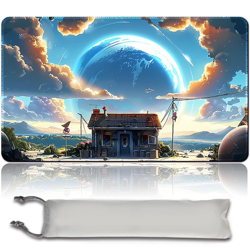 Board Game MTG Playmat + Free Waterproof Bag, Stitched Edges,Ideal for Card Game Enthusiasts TCG Playmat Mouse Pad MTG PlayMat with Zones (An Original Playmat) (No Zone,mtg 30 (11))