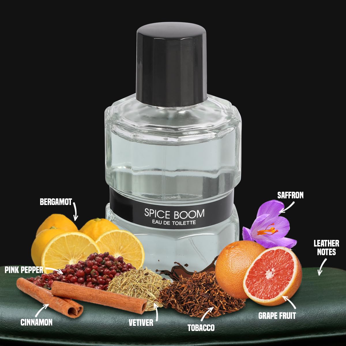 Spice Boom Spray Cologne - Eau De Toilette for Men - 3.4 fl.oz