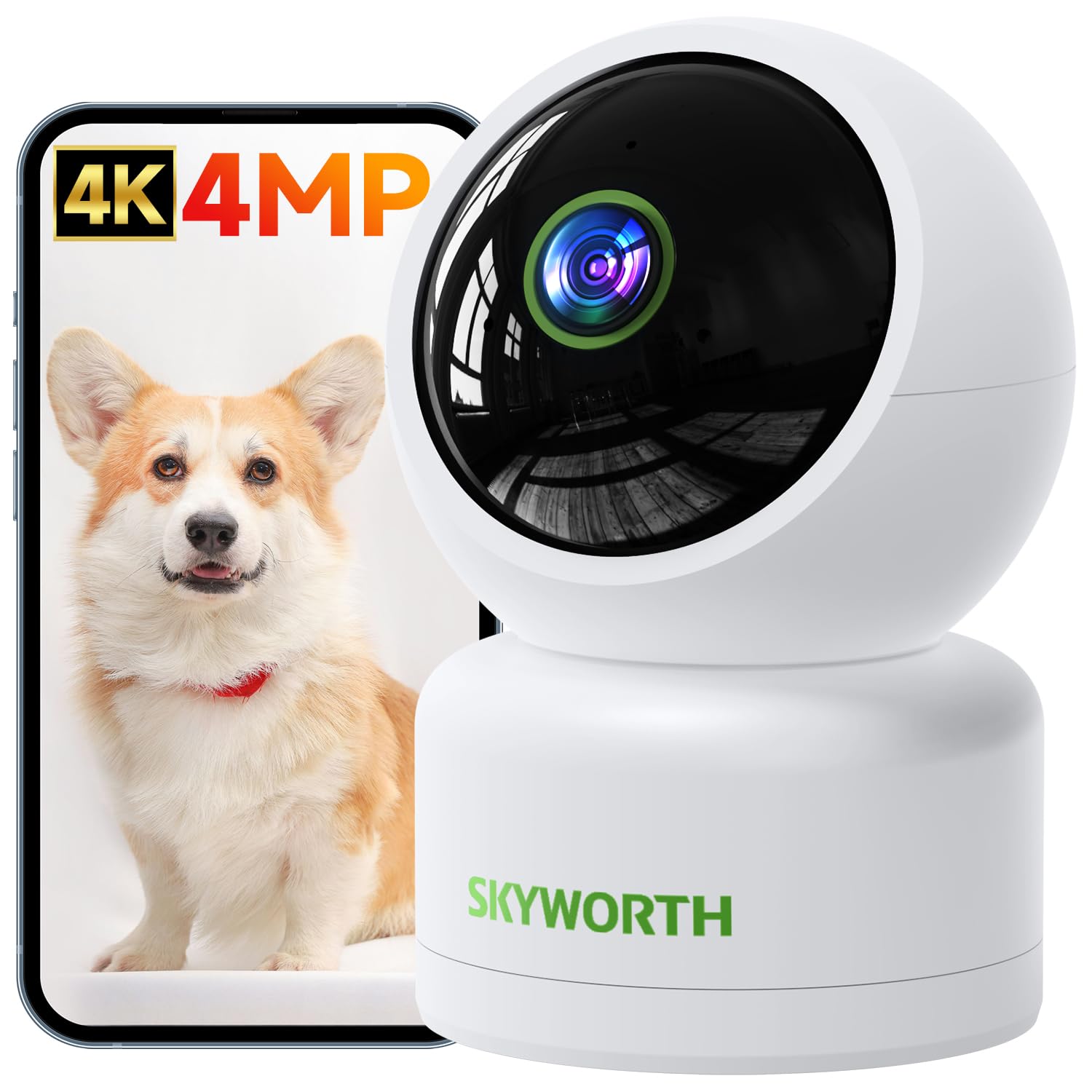 しほすず　犬用車いす 見守りカメラ Amazon.co.jp: Skyworth ペットカメラ iphone対応 【4K Since1988