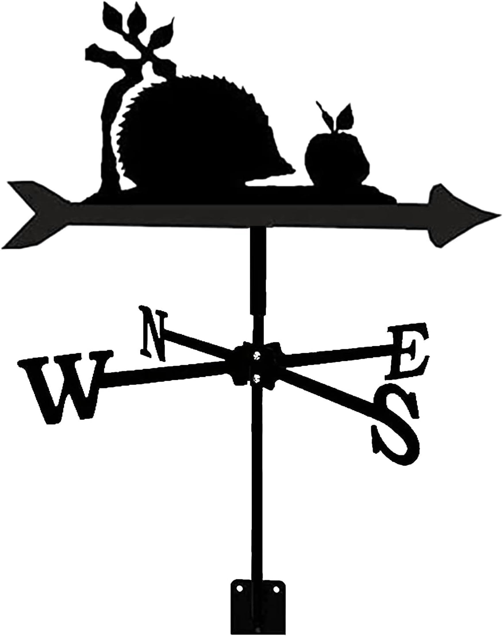 Weathervane Wiatrowskaz ze stali nierdzewnej Narzędzie pomiarowe do domu Wiatrowskaz Retro Wskaźnik kierunku wiatru do dekoracji ogrodu na zewnątrz