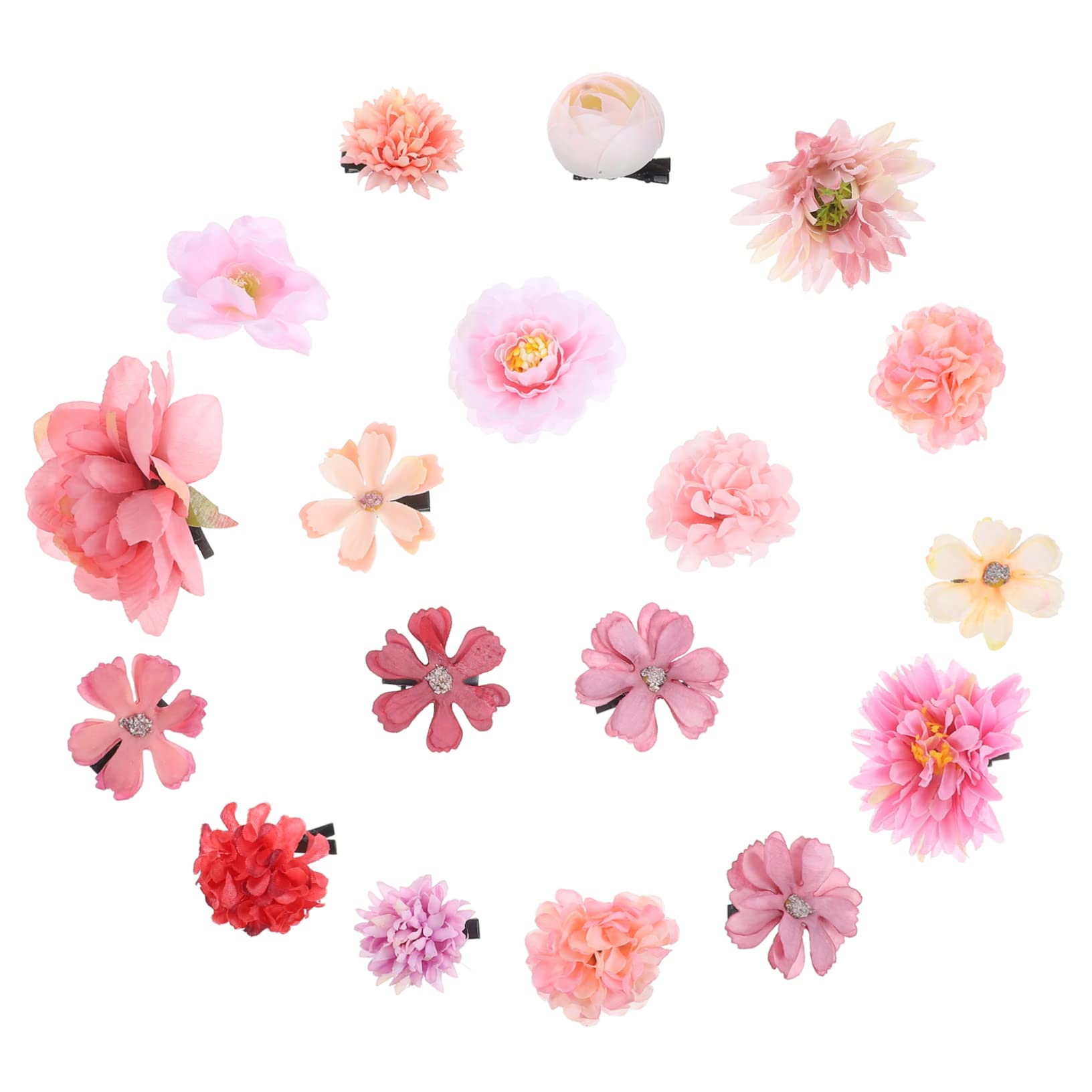 minkissy 72piezas Clip De Pelo Floral Para Niñas De De Cabello Bonitas Accesorios Para Cumpleaños y Actuaciones Horquillas Resistentes y Ligeras y Morado