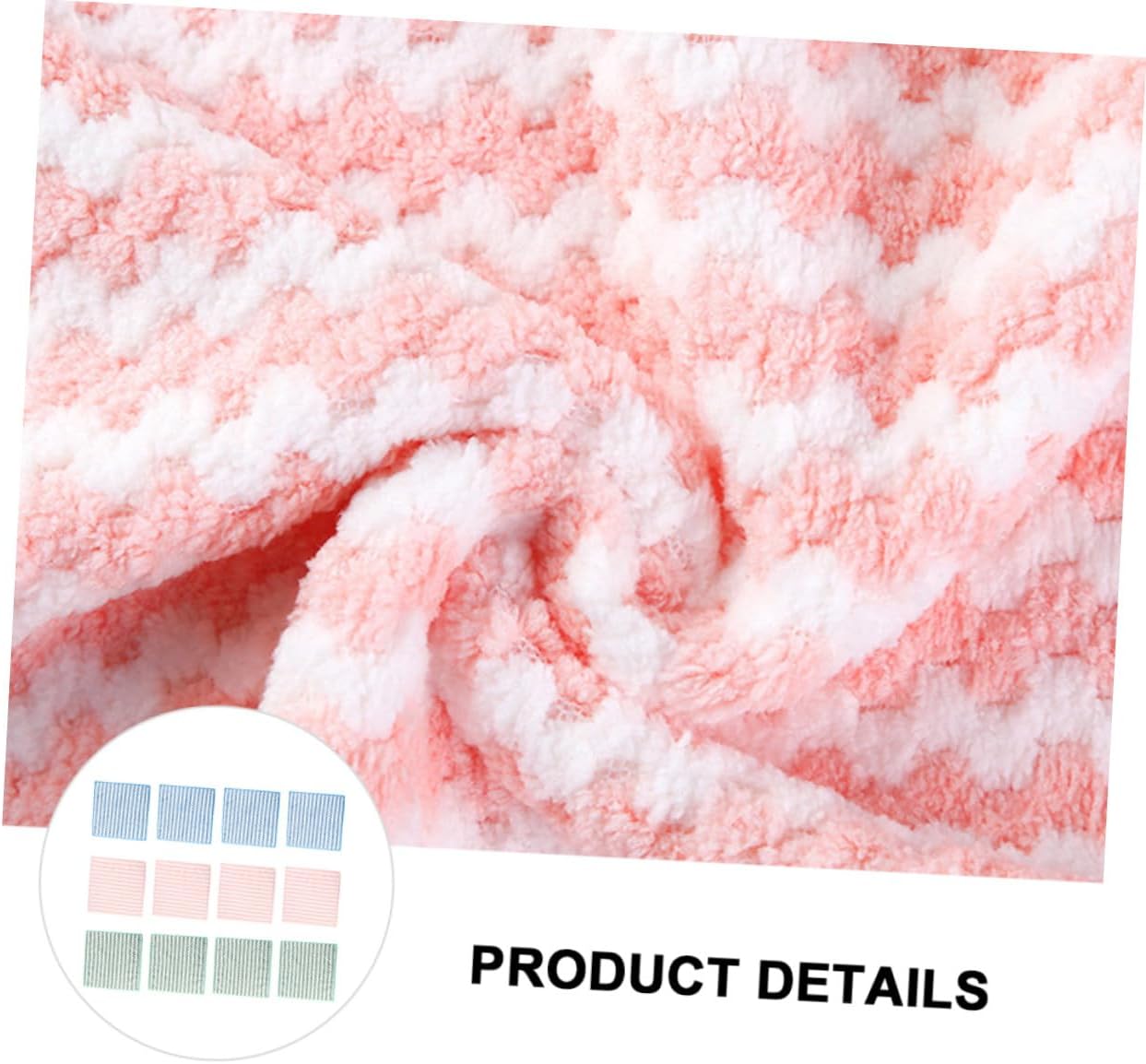 Coral Fleece Kitchen Dishcloths 12pcs Super Absorbent Dish-Washing Towels Reusable Cleaning Cloths for Household Dish Cleaning Random Color
