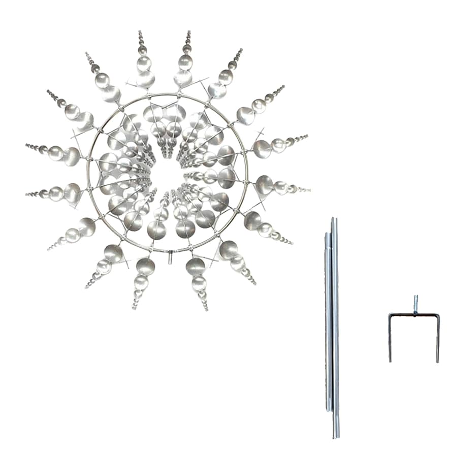Unique Magical Metal Windmill Metal Garden Stake Move Wind - Temu
