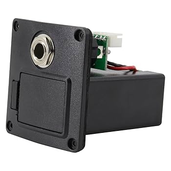 Amazon.com: Hsyok Acoustic Guitar Pickup - 4 Band EQ Preamp