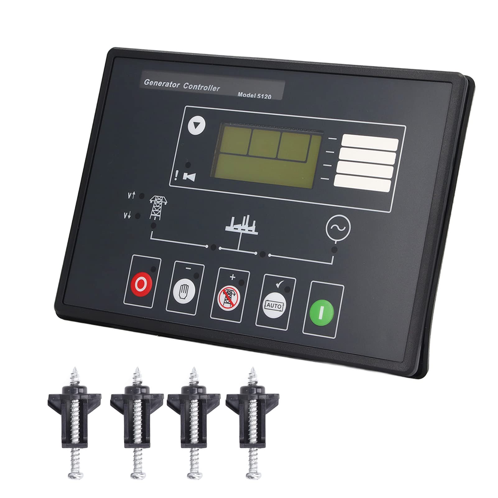 Controlador automático de generador 5120 Generador Controlador de grupo electrógeno Panel de control de arranque automático 100-700 V (400 V)