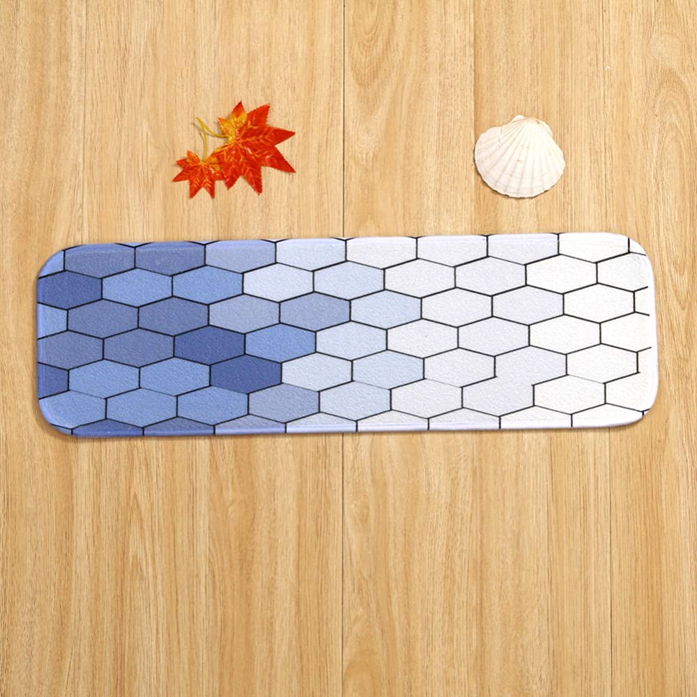 Alfombra con Patrones geométricos para peldaños de Escalera|Alfombras Modernas para escaleras para escalones de Madera|Alfombra para escaleras con Cinta de Doble Cara|Alfombra para escaleras