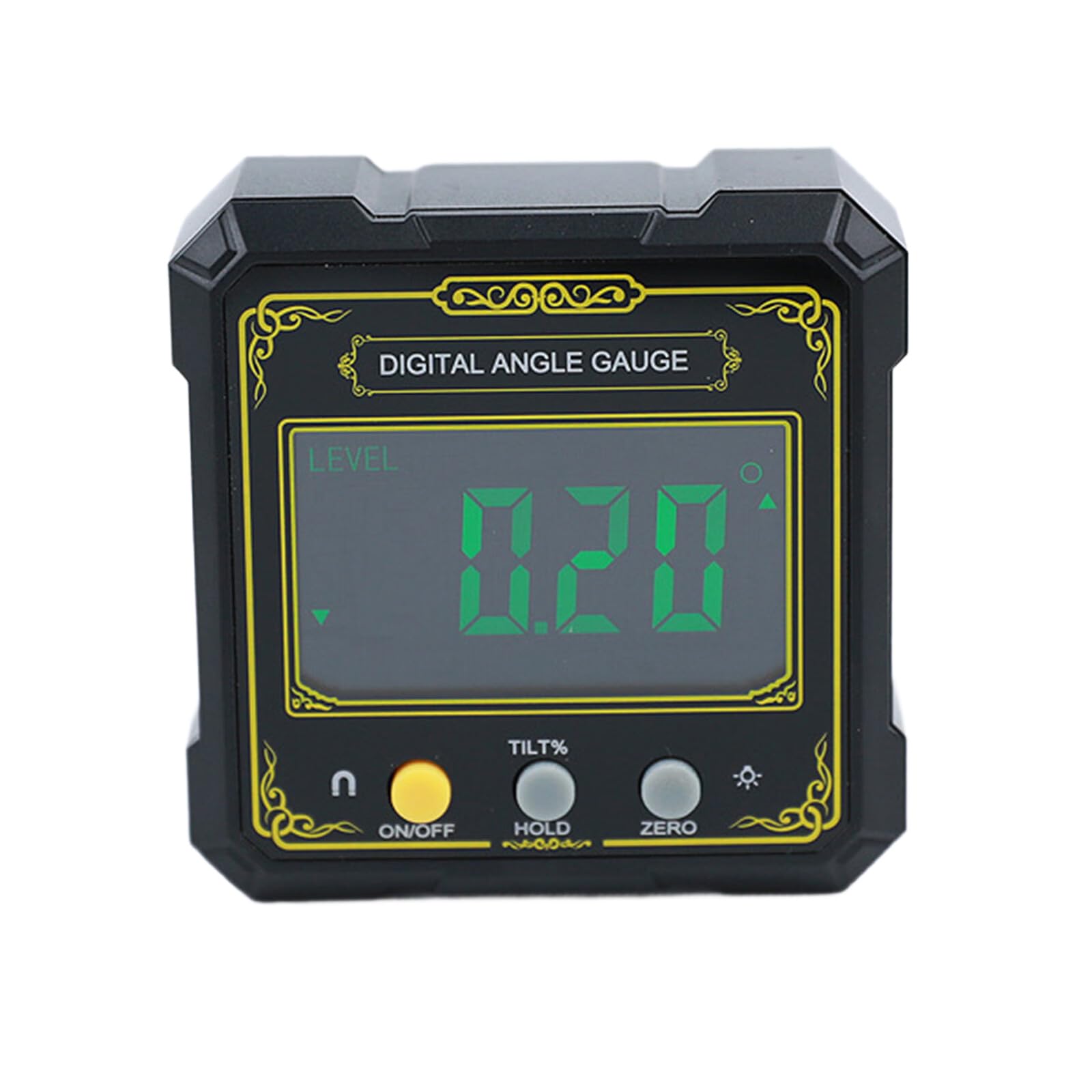Hsioluted Digital Protractor With Precisions Measurement And Lcd Display Angled Meter Inclinometer For Home Improvement Workshops Angled Finder Protractor