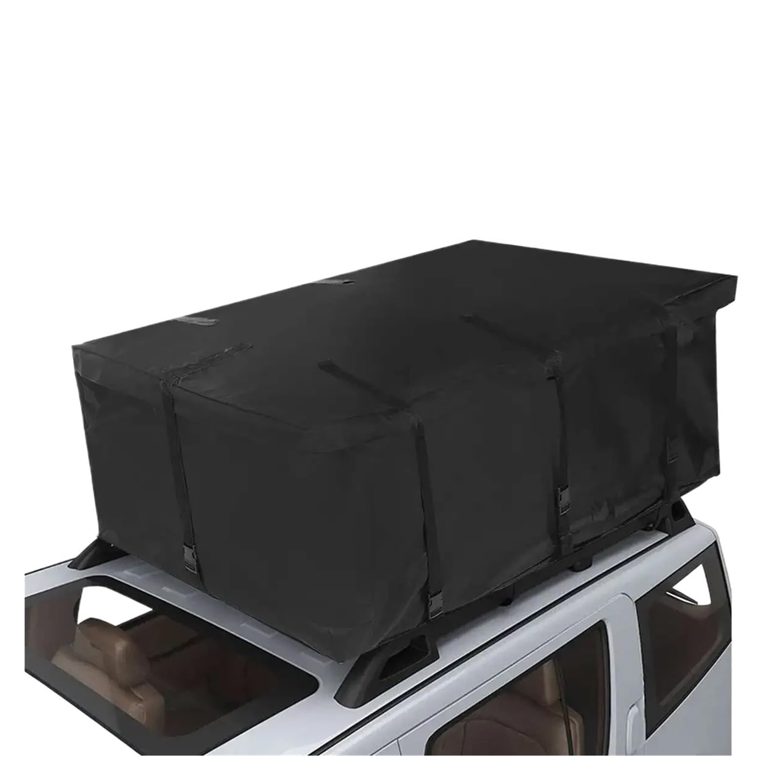 Dach Rack Gepäck Universal Für Autos, Reisen, SUV, Van, 600D/420D, Frachtdachtasche, Großer Wasserdichter Dachgepäckträger, Schwarze Aufbewahrungswürfeltasche Racks Träger Auto(420D Bag)