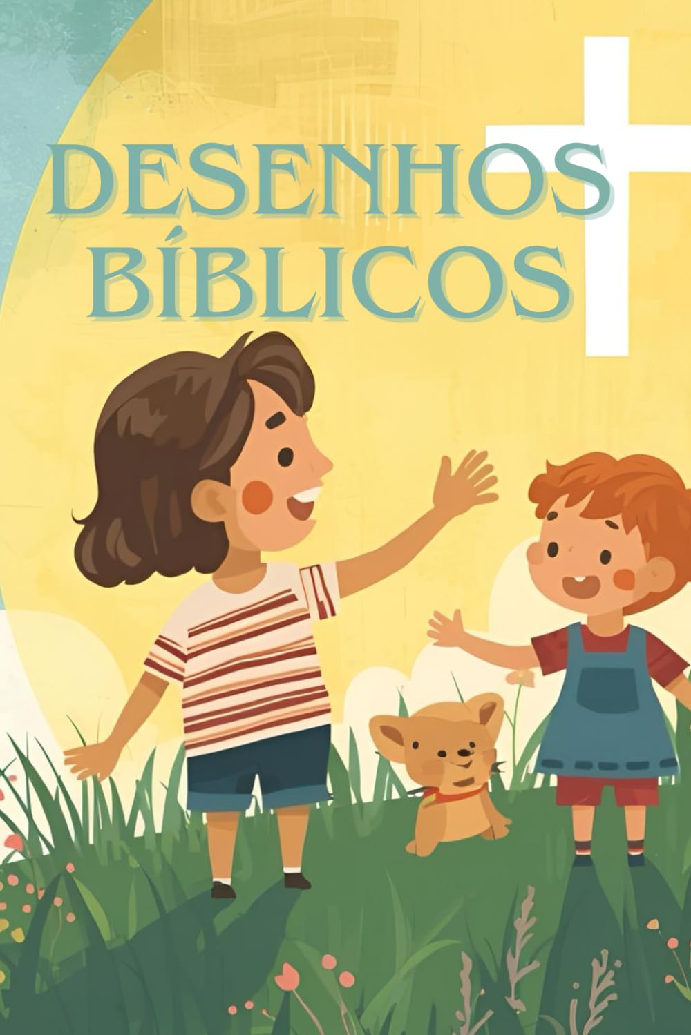 Livro para colorir cristão com 77 desenhos