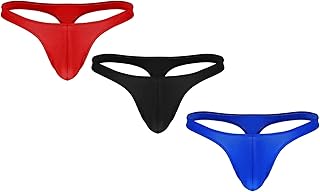 nimra fashion Mens Combo of Stretch Low Rise G-String Thong Sexy Bikini Style, Free Size Fit for S-M-L Waist-picture-28