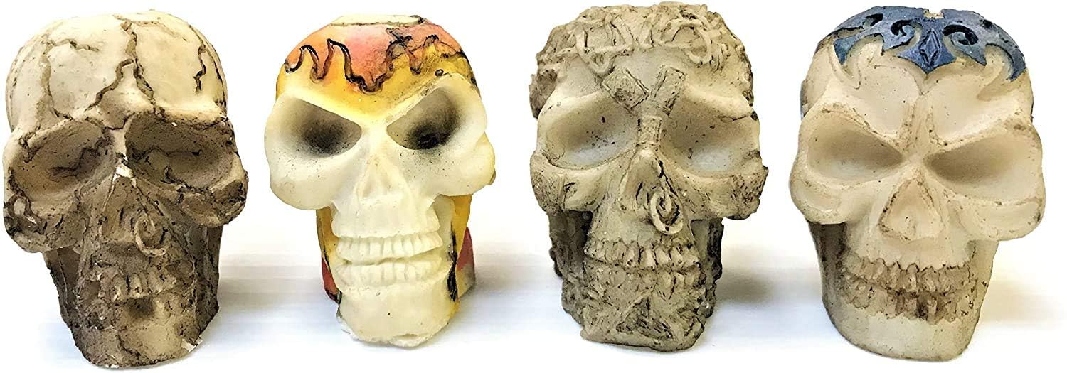 Amazon.com: Butt Bat Resin Skull Cigarette Snuffers Instant Cigarette  Extinguishers for Ashtrays Pack of 4 : Health & Household