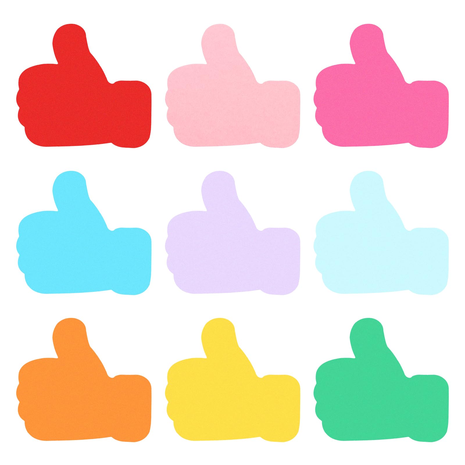 PATIKIL Bulletin Cutouts Paper, 108 Pcs Good Shape Bulletin Board Paper Cut Outs Decorations with Adhesive Points for Classroom DIY Crafts Projects