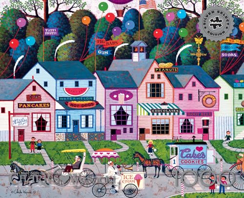 Buffalo Games - Silver Select - Charles Wysocki - Confection Street - 1000 Piece Jigsaw Puzzle for Adults - Challenging Puzzle Perfect for Game Nights - Finished Size is 26.75 x 19.75 - image 2