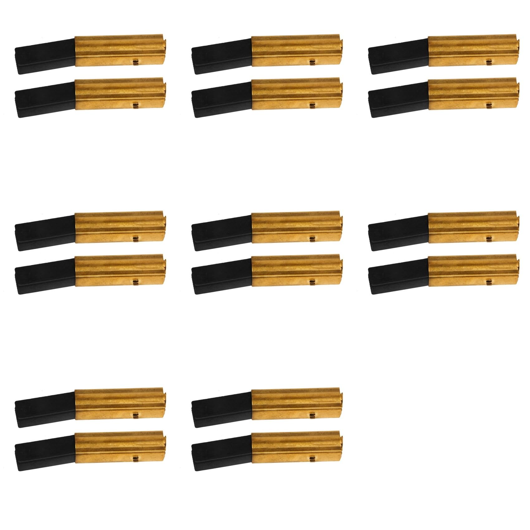 Oewwthy 16Pcs Motor Carbon Brush for Industrial Vacuum Cleaner Motor Engine Carbon Brush BF501 BF502 BF822 Repair Part