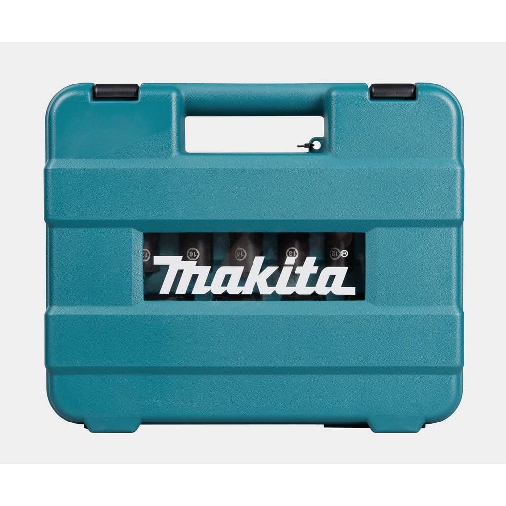 Makita E-16586 - Set di chiavi a bussola, 14 pezzi, 1/2"