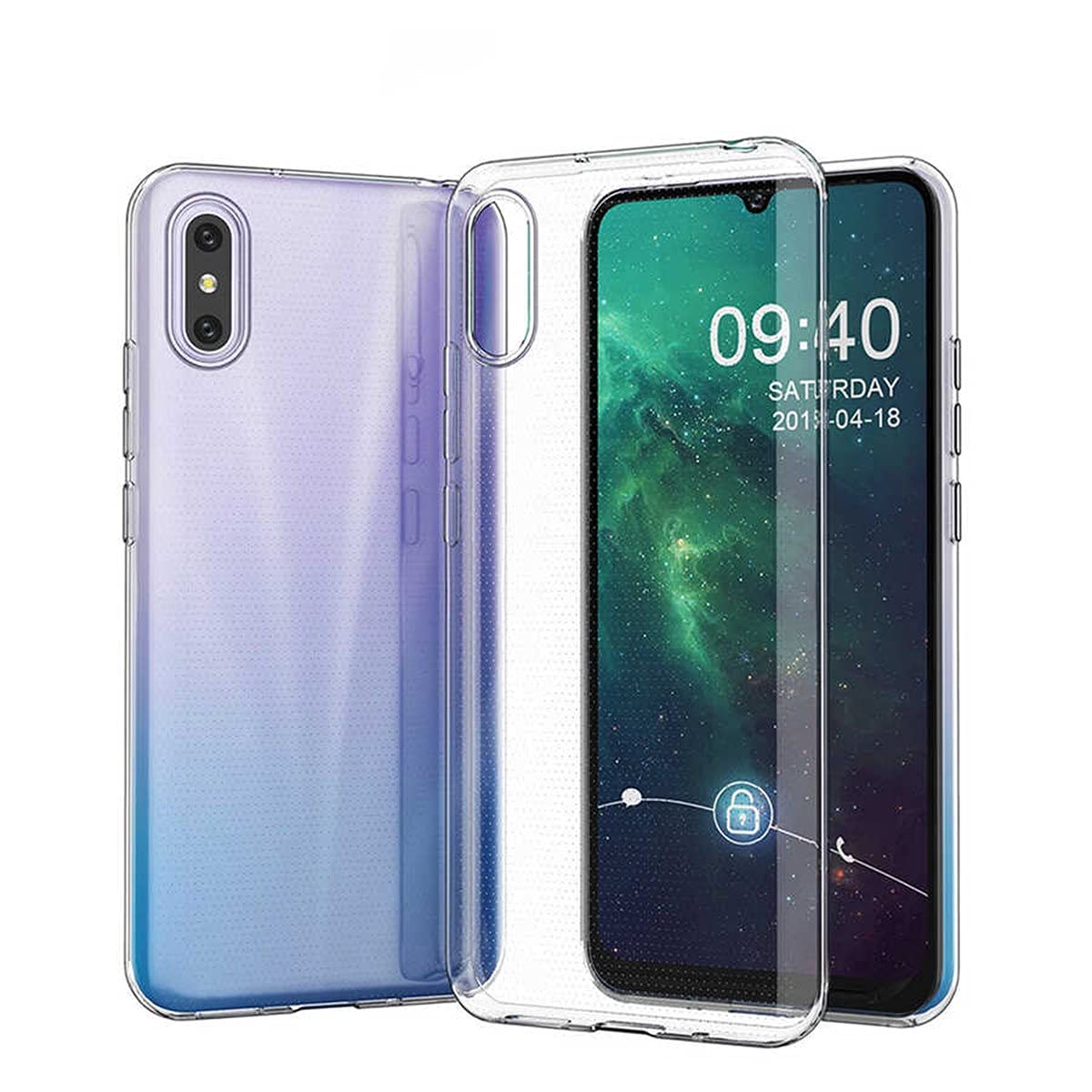 Zore Xioami ile uyumlu Redmi 9A Kılıf Süper Silikon Kapak Renksiz