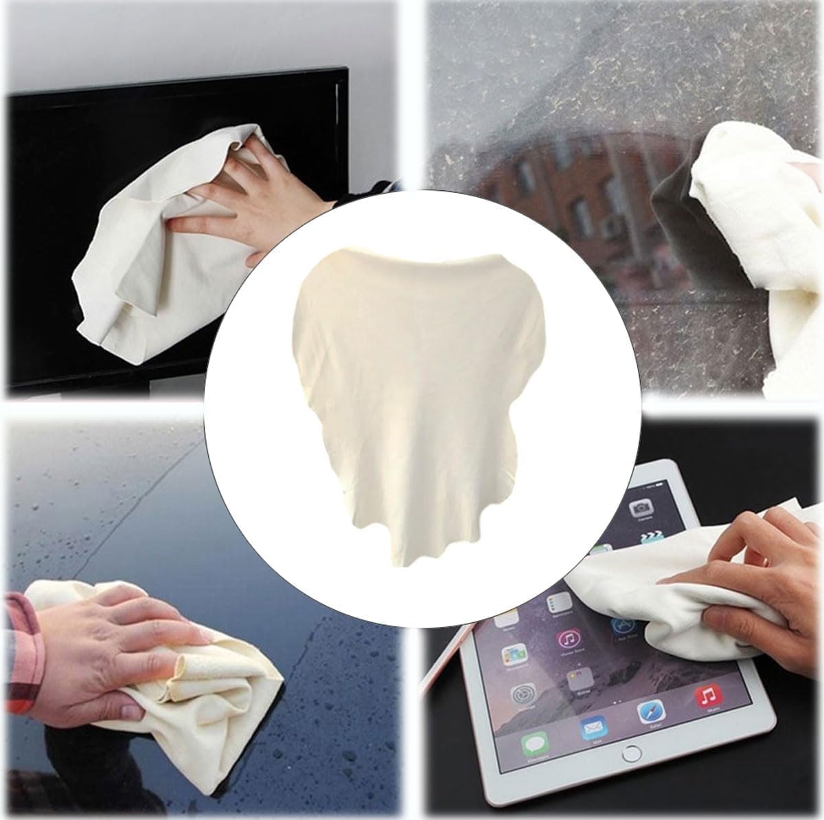 Auto Detailing Cloth Natural Chamois Car Drying Towel - Large 31.5