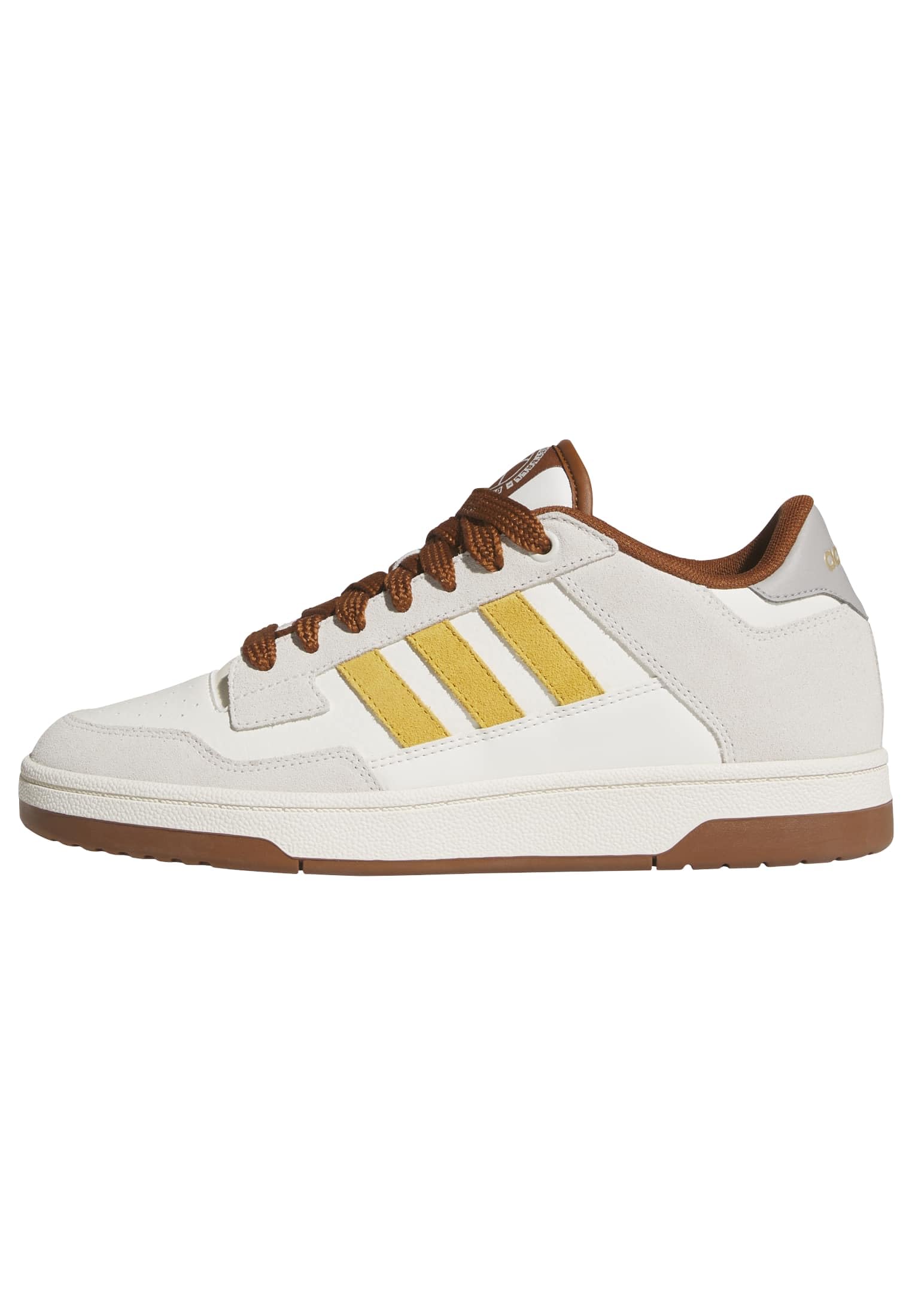 adidas Unisex Rapid Court Low, FTWR White/preloved Yellow/Dusky Bronze, 13.5 UK