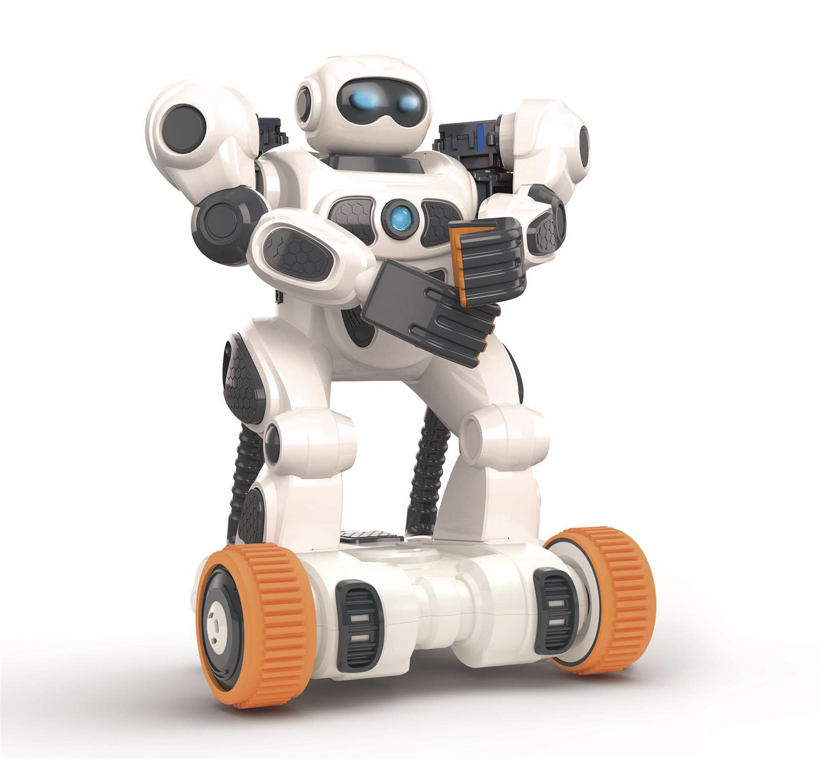 Clementoni Scienza e Gioco Robotics - AIRO PRO, Robot da Assemblare, Bambini 9+ Anni, con APP Dedicata e Tecnologia AI, Imita Movimenti con l'Intelligenza Artificiale, 6 Motori, Lingua Italiana, 19449
