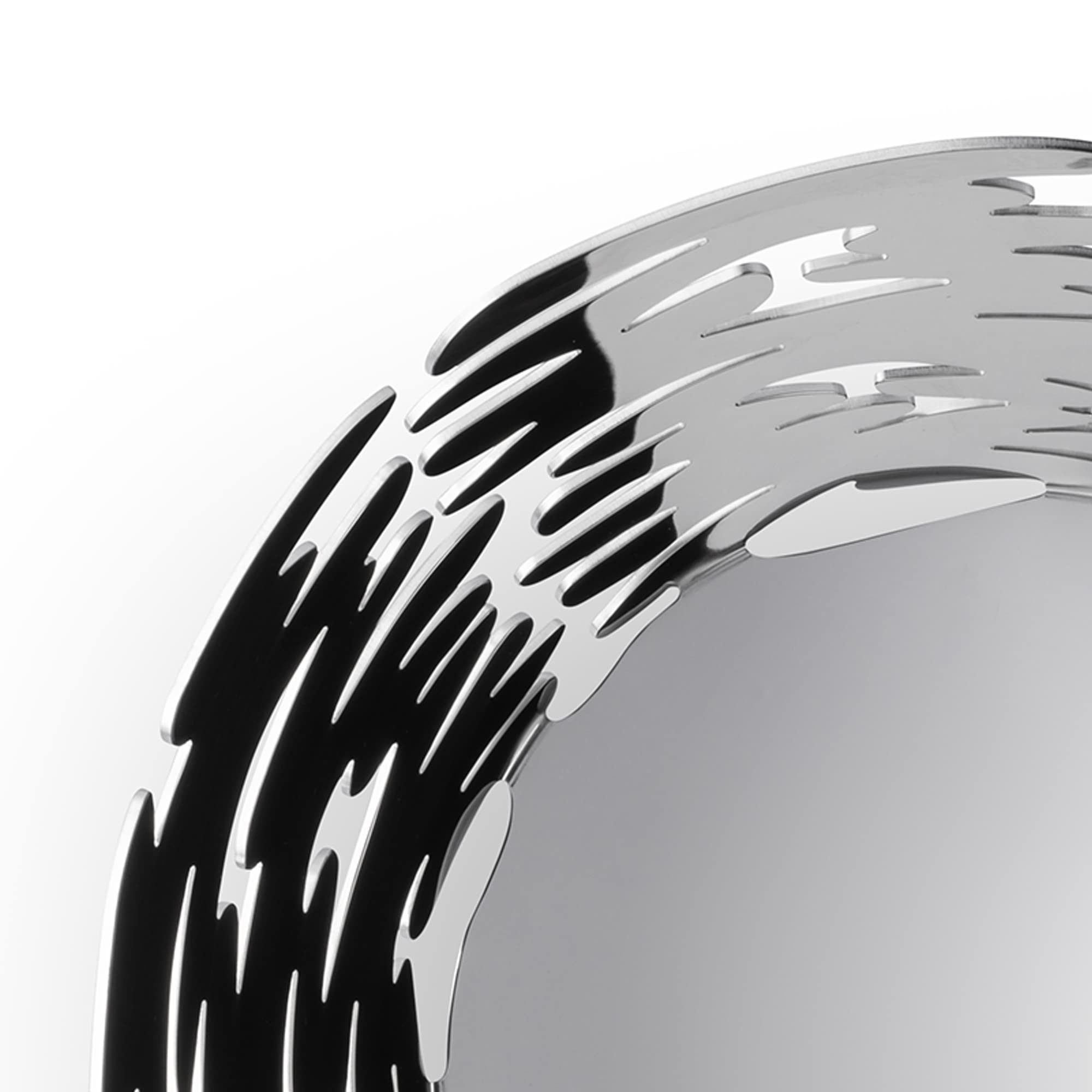 Alessi Barket BM10/21 - Design Schale, Rund aus Edelstahl 18/10