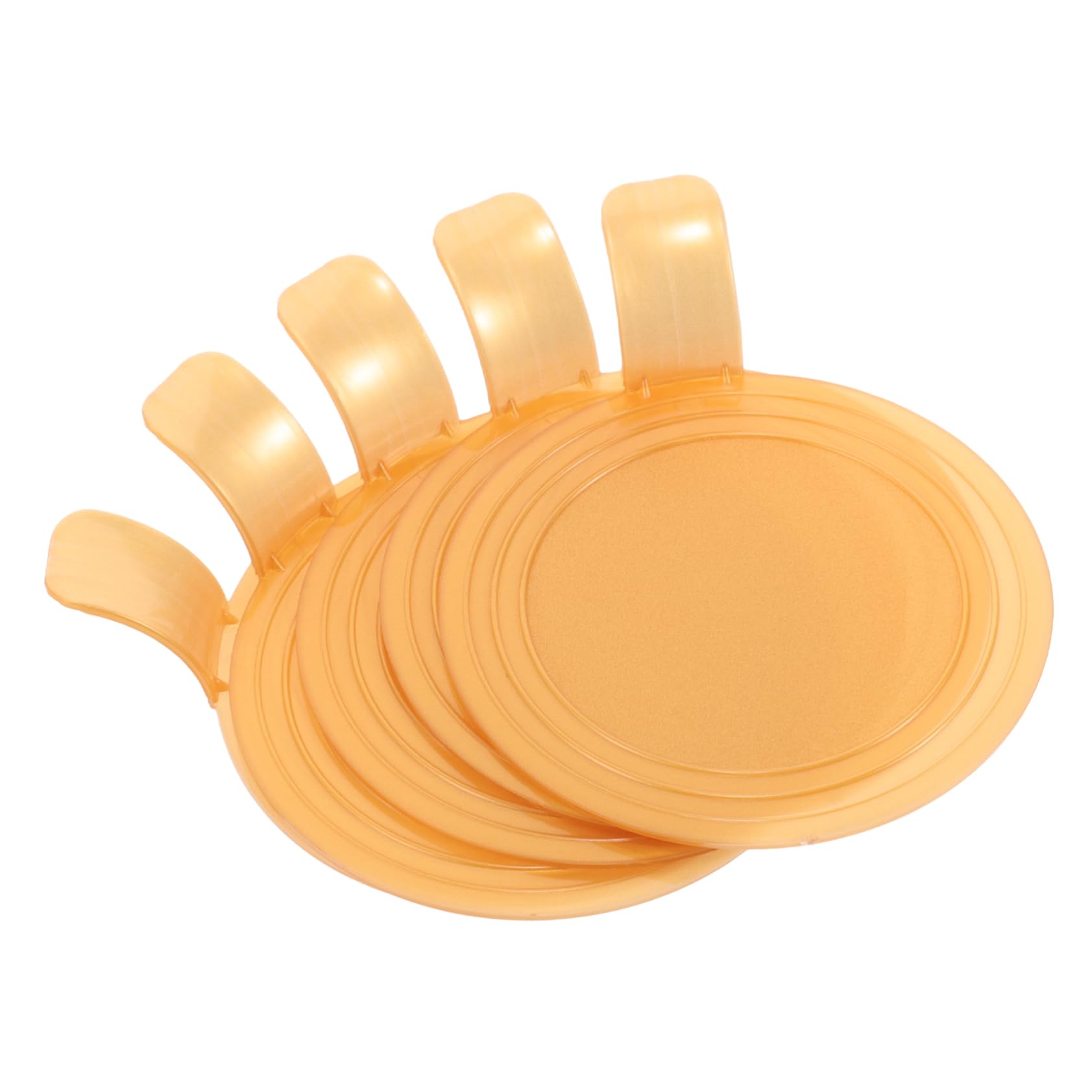 STOBAZA 100Pcs Mousse Cake Board with Handle Reusable Plastic Cake Base for Parties Weddings and Celebrations Dessert Holder for Easy Serving and Display