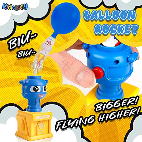 HIRNAYA-Balloon-Launcher-car-Toy-Set-Balloon-Powered-Car-Toy-with-Launch-Tower-and-Pump-20-Balloons-Fun-Educational-Balloon-Toys-with-20-Balloons-Gifts-for-Kids-Boys-Girls-Upgraded-Black