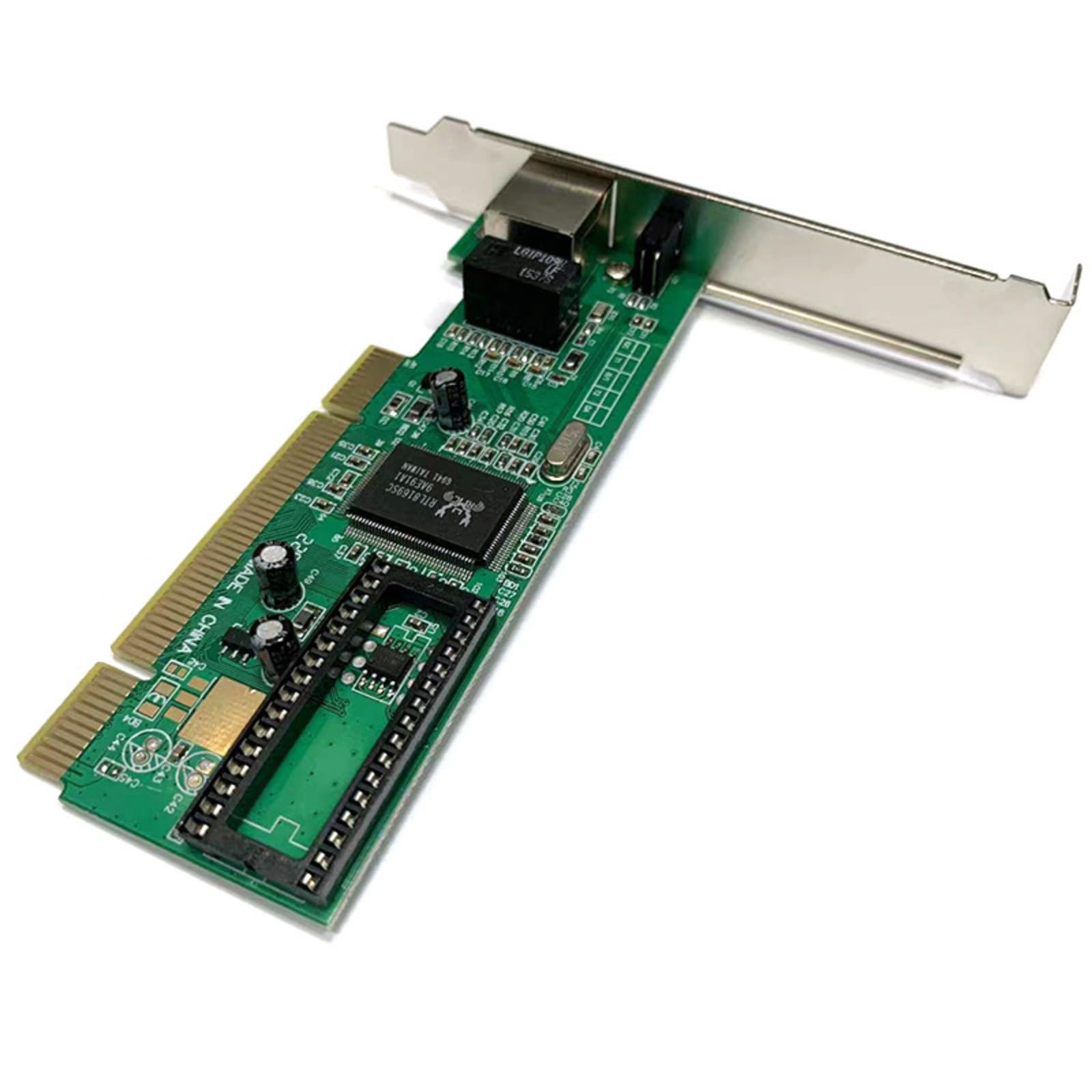 10/100/1000Mbps Gigabit Ethernet LAN Low Profile PCI Network Controller Card