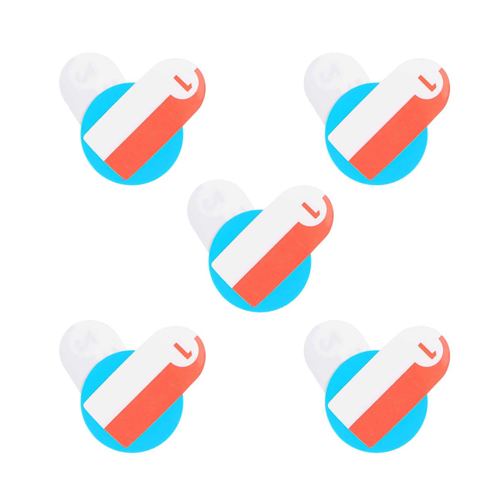 HARFINGTON 5pcs Watch Screen Protector 15mm Dia 0.32mm Thick Round Anti-explosion High Definition HD Soft PET Smartwatch Glass Screen Protection Film, Clear (for Flat Screen)