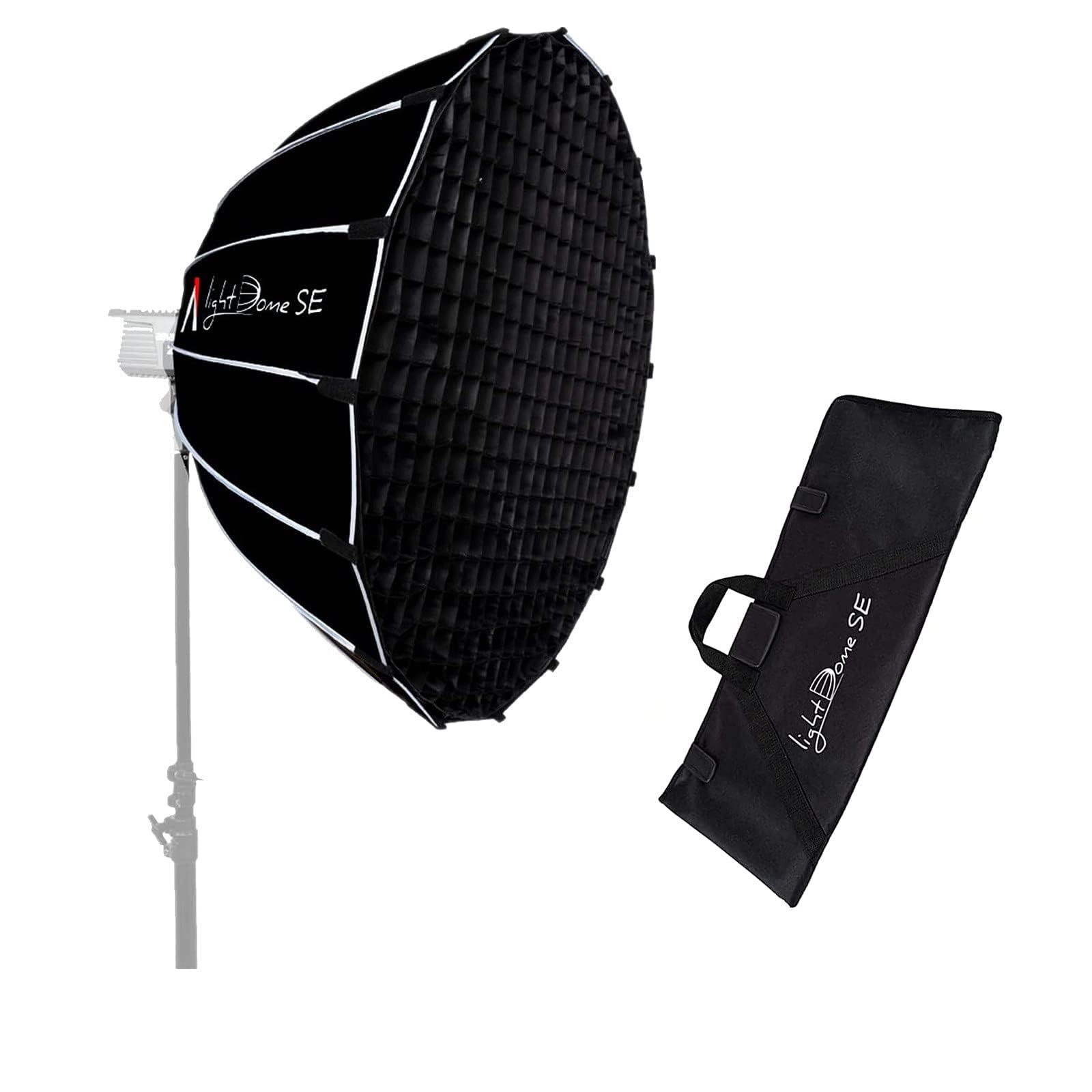 Aputure Light Dome SE 33.5 inches (85 cm) Softbox Folding Deep Parabola Umbrella Grid for Amaran 300C 150C Amaran 200X Godox SL60W and Other Bowen-S Mount Lights