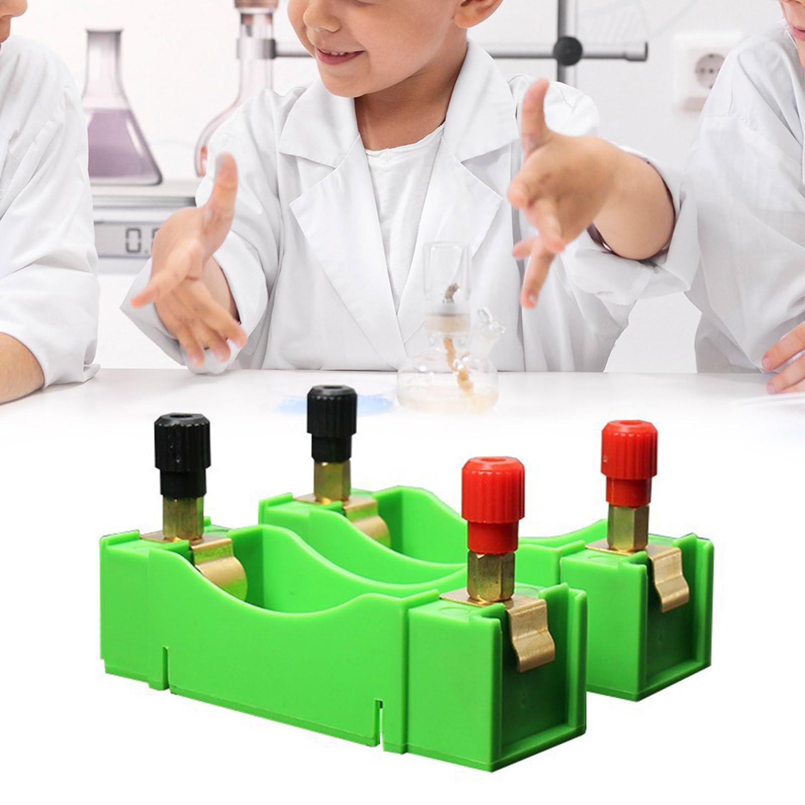 XUZHID Storage Holder?2Pieces Large Magnetic Battery Holder Case Battery Container Box for Physics Experiment and Teaching Demonstration