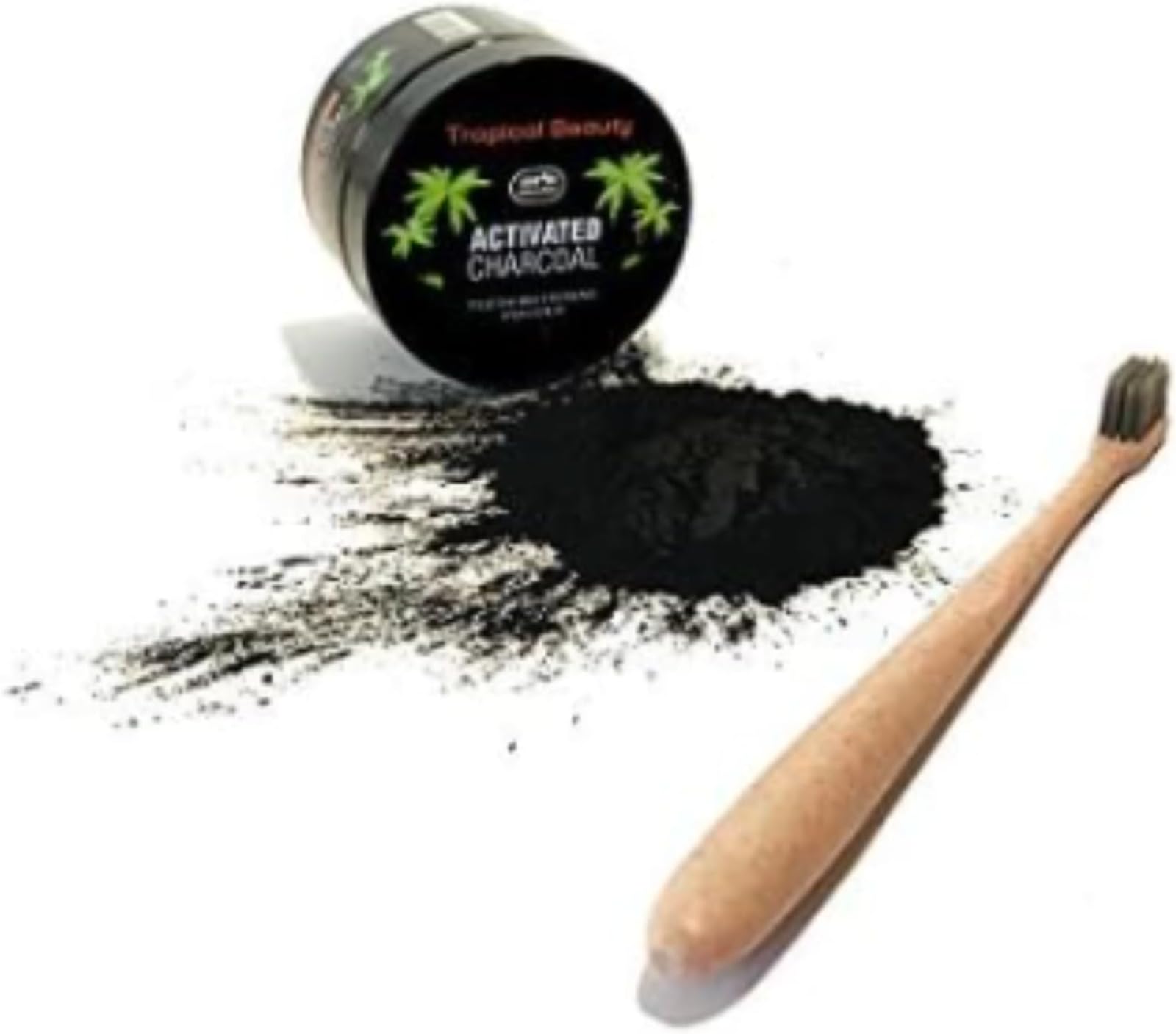 Activated Charcoal Teeth Whitening Black Powder Toothpaste Best Natural 100% Organic White Teeth Whitener Bleach Carbon Fluoride Free Products Kit Cleaner Bright Wow Smile Bamboo No More Dental Strips
