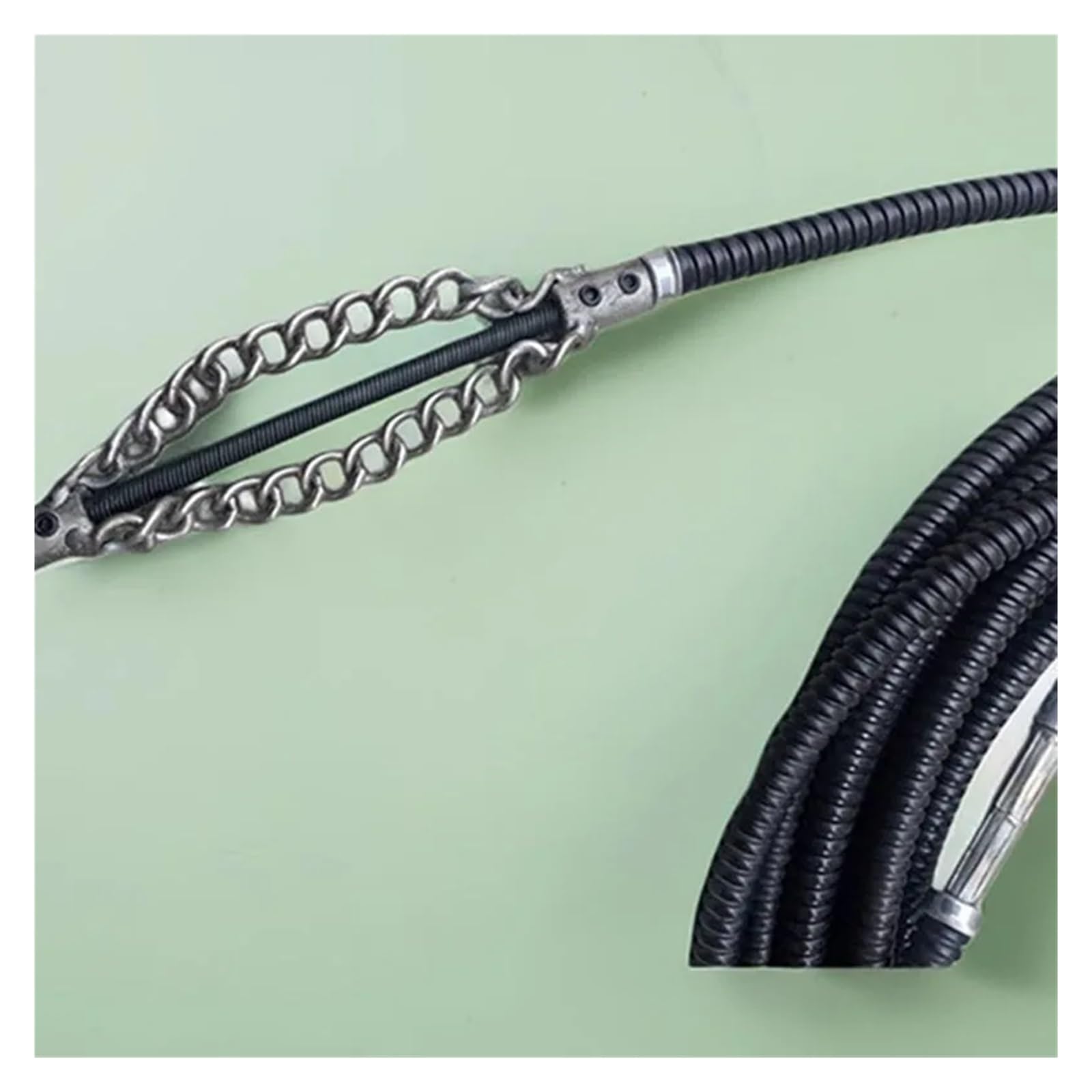 Xuro Taladro eléctrico for desatascador de desagües de 1 a 5 metros con extensión, draga for tuberías de alcantarillado, herramientas de fontanería for el hogar.(5 Meter)