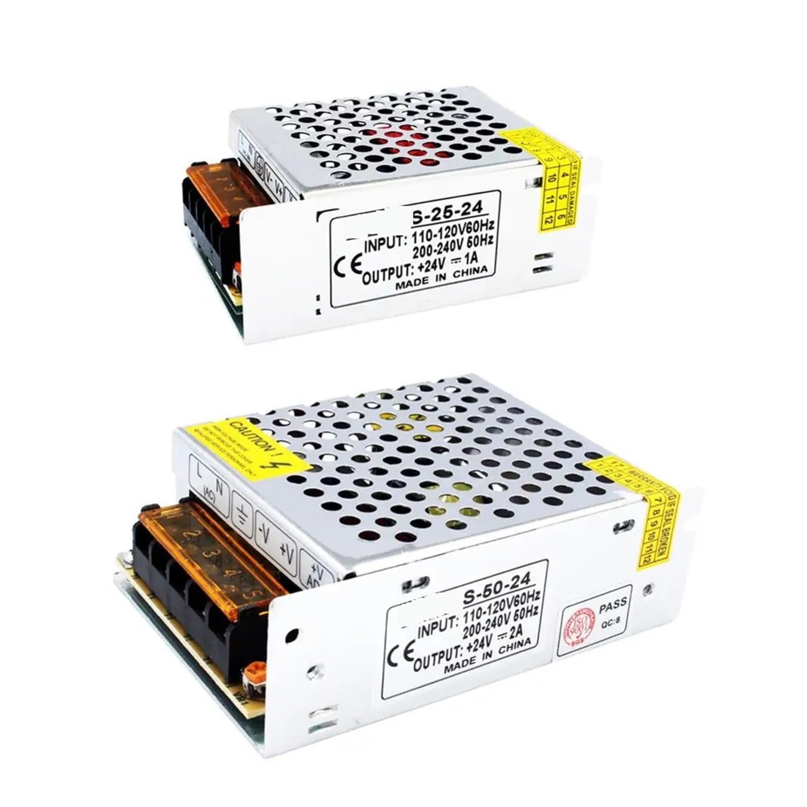 Alimentation 24V continue 10A avec boîtier de commutation métallique - 4