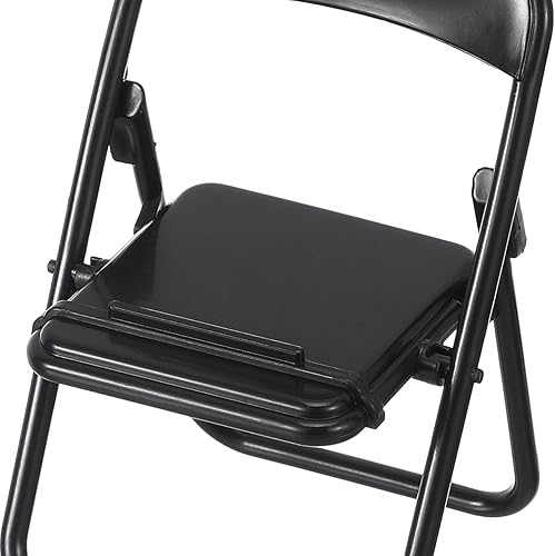 Vista 8 de Gadpiparty Silla plegable Mini silla de plástico Accesorios de figura de acción Soporte para teléfono Soporte de muñeca Decoración de casa