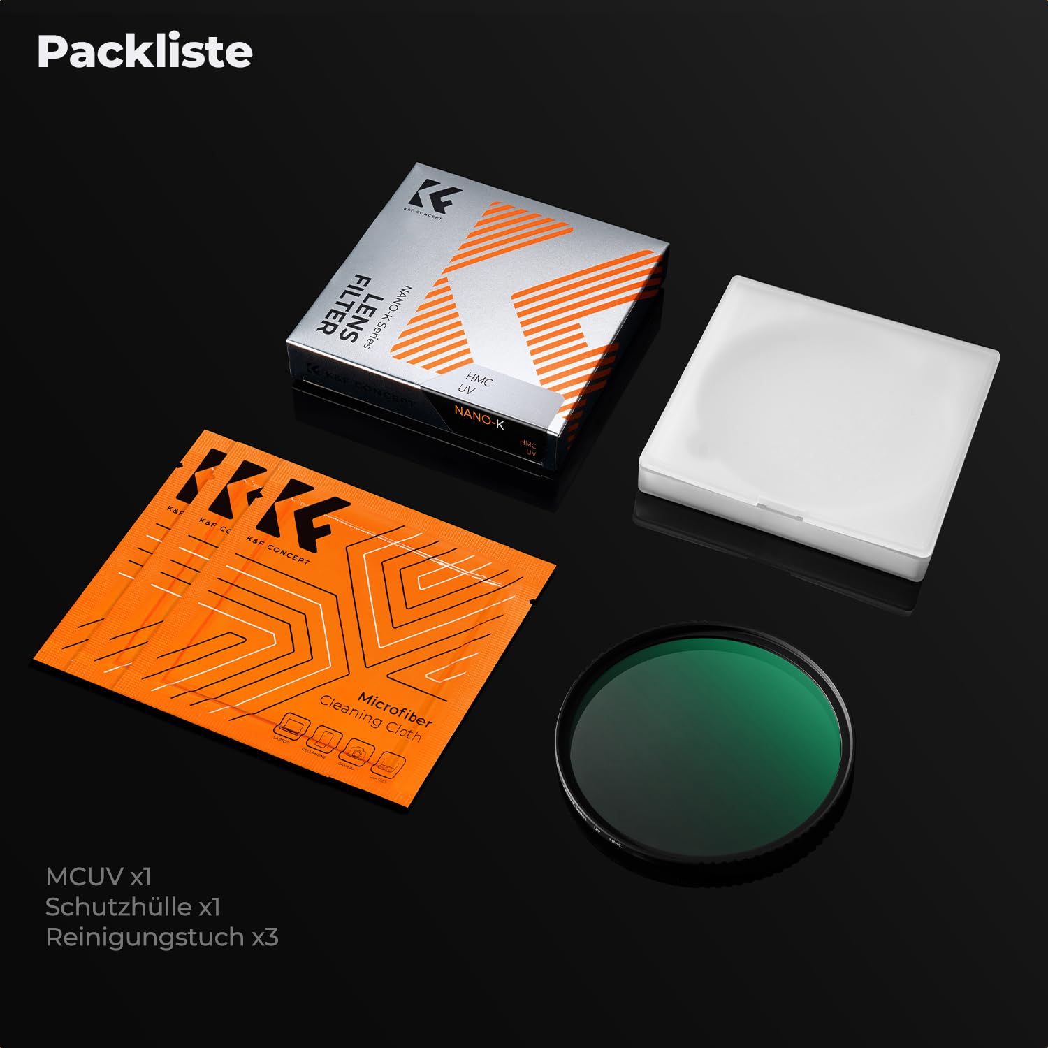 K&F Concept K-Serie Pro UV-Filter Slim MC UV Schutzfilter 86mm