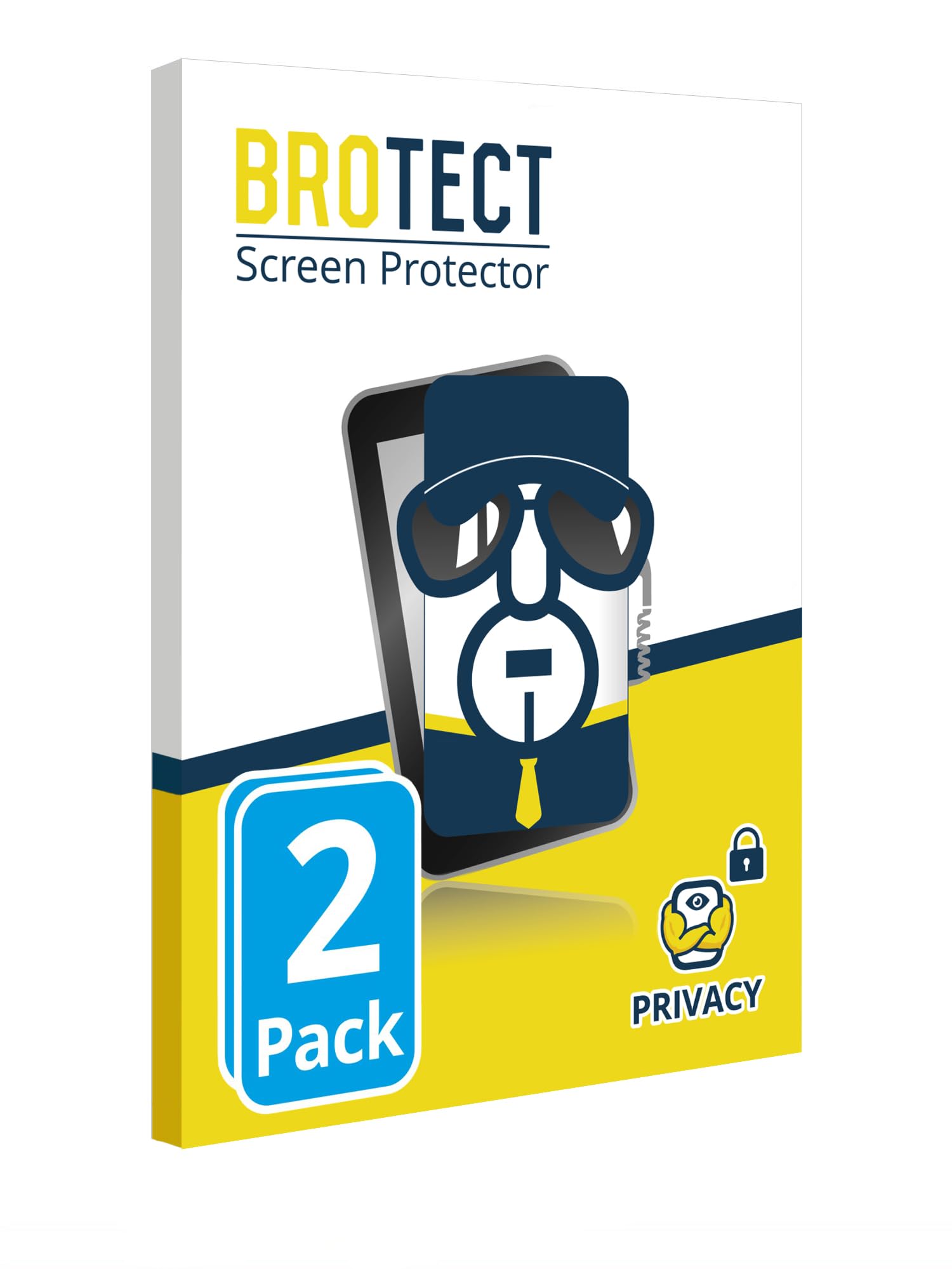 BROTECT (2 Pièces) Protection Anti-Espion Pour Oppo Find X8 Pro – Privacy Film, Écran De Confidentialité, Filtre De Lumière Bleue - Téléphonie