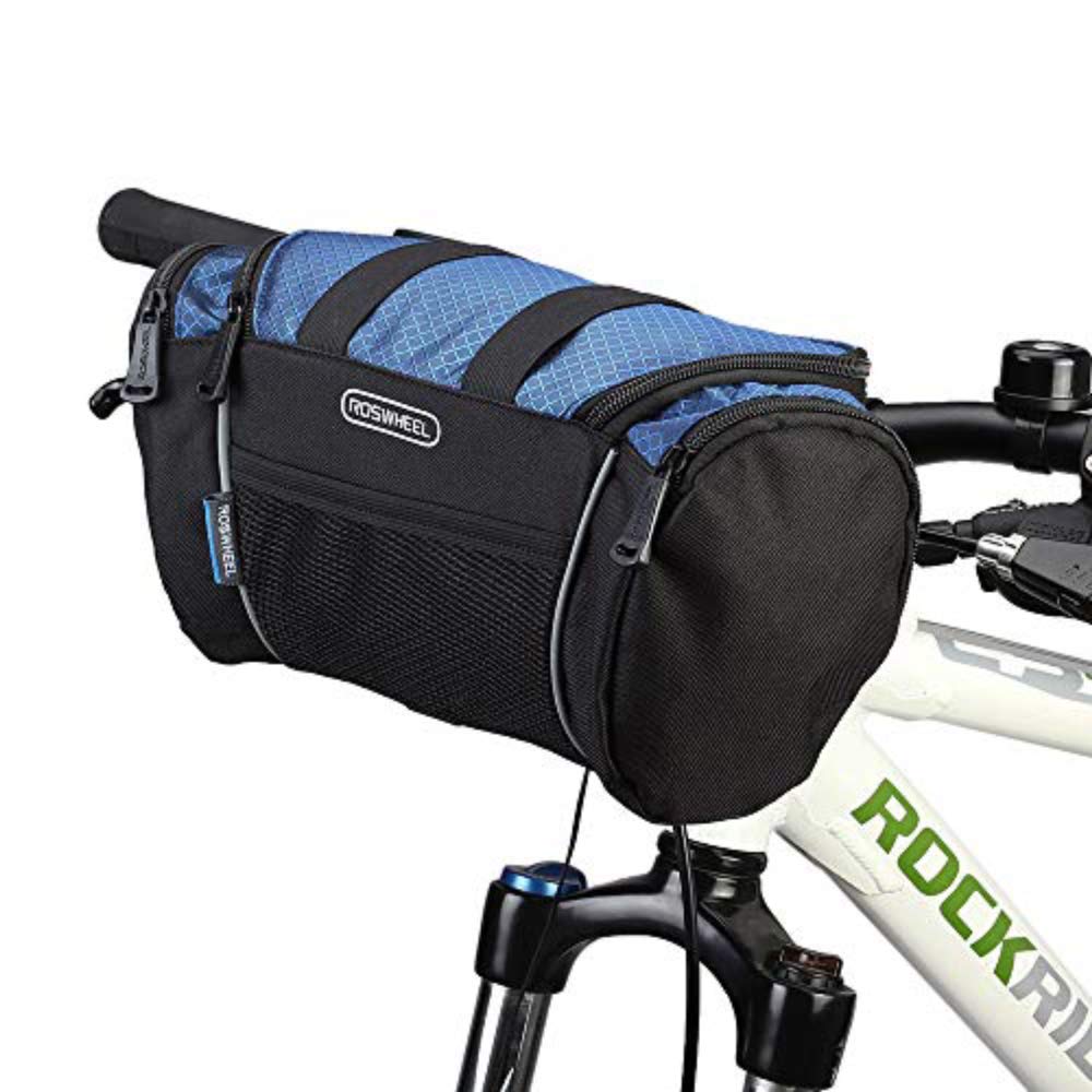 WSJYPBicycle Handlebar Bag,Multifunctiona Bike Frame Pannier Bag,Waterproof Cycling MTB Bike Front Basket Bag