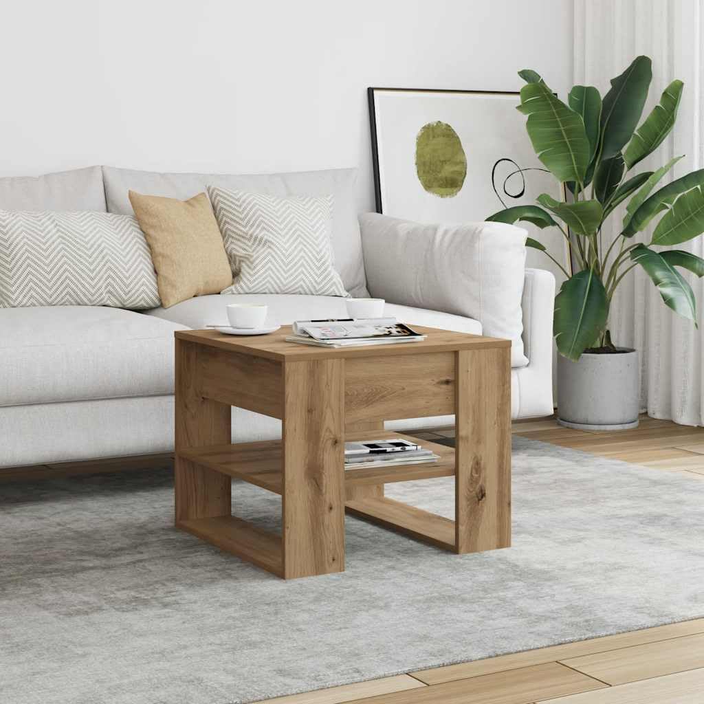 Table basse en chêne Artisan durable et solide pour embellir votre intérieur