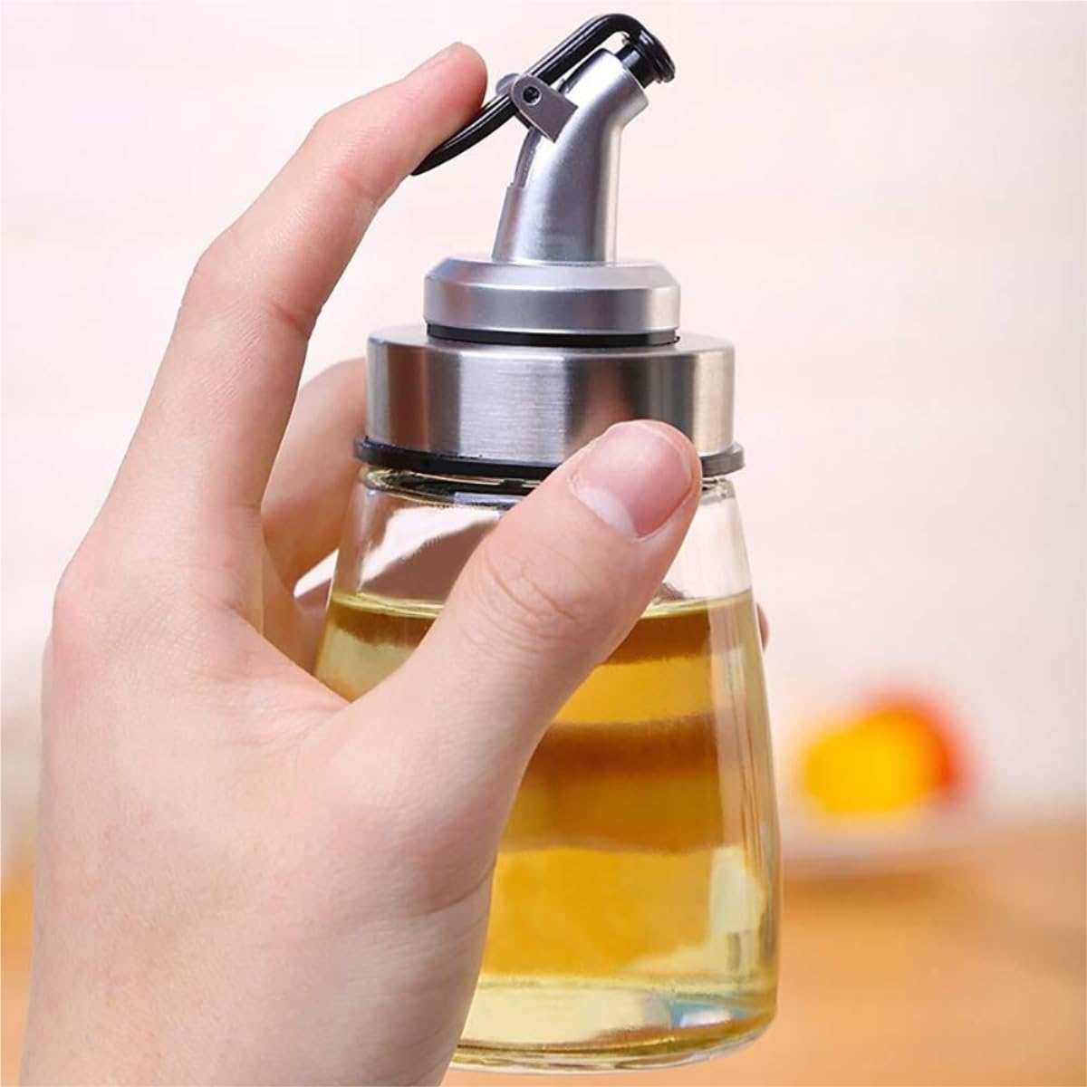 Dispenser per Salsa di Soia 3 Pezzi Set Di Bottiglie Di Olio E Aceto Contenitore Di Salsa Di Soia E Aceto For La Cucina Contenitore Dell'olio