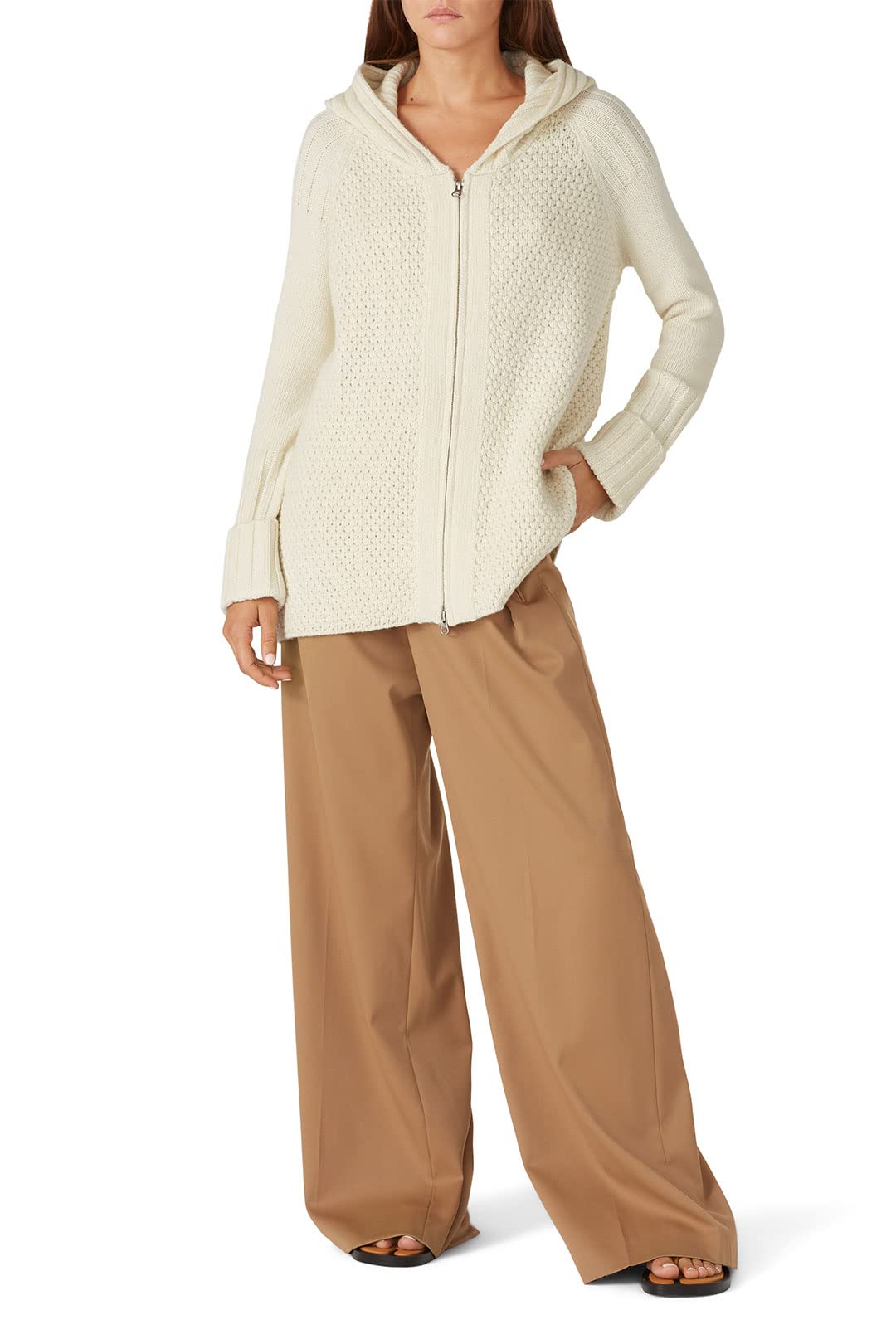 Victor Alfaro Collective Rent The Runway Pre-Loved Oversized Zip-up Sweater