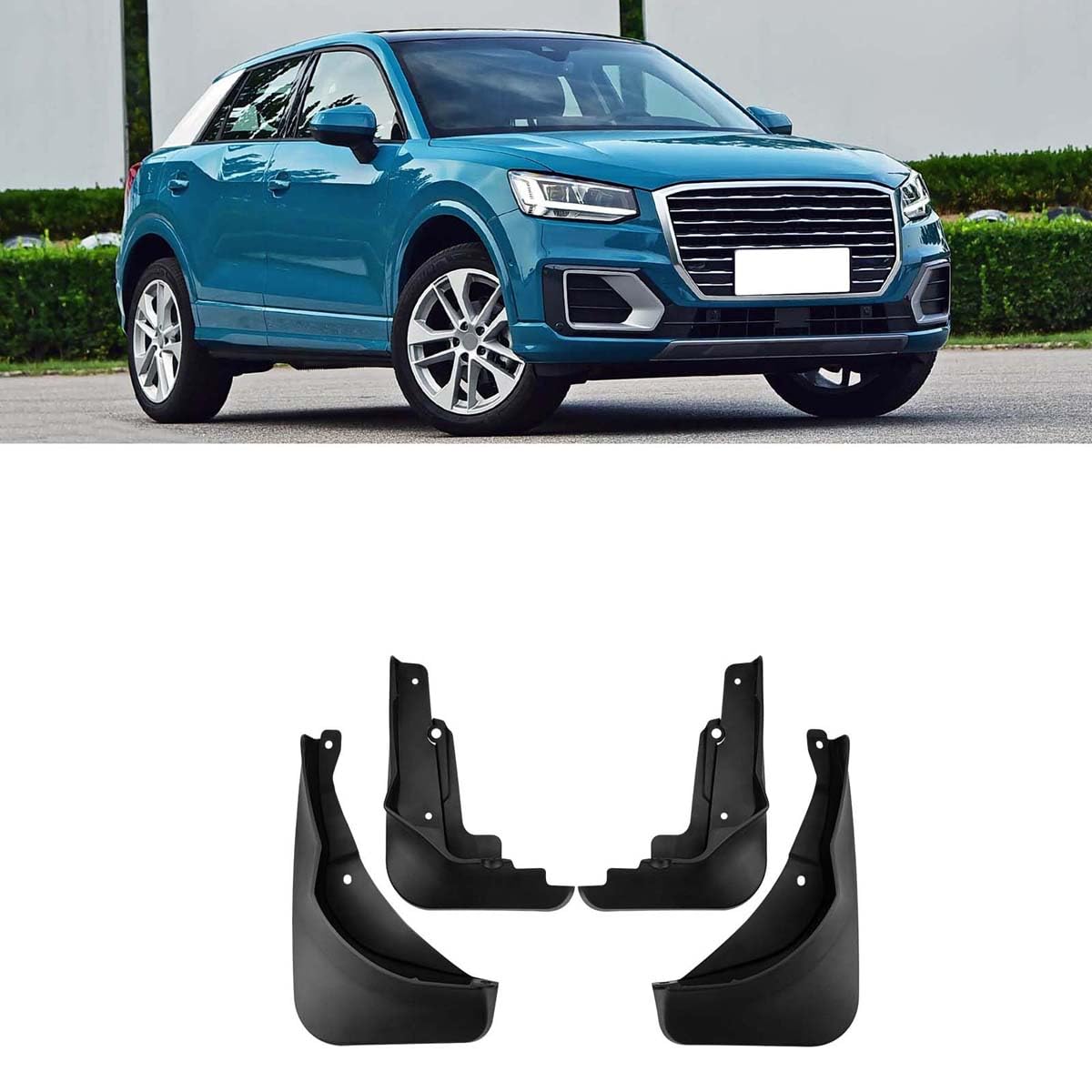 Garde-Boue de Voiture Anti-Projections pour Audi Q2L 2018-2021 Protecteurs