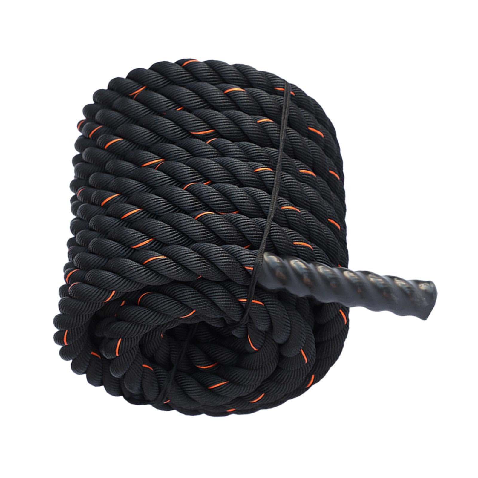 harayaa Battle Exercise Exercise Training Heavy Ropes 9.18ft/9.8ft Professional Home Gym Exercise Battling Exercise Rope Equipment, 25mmx3m Red