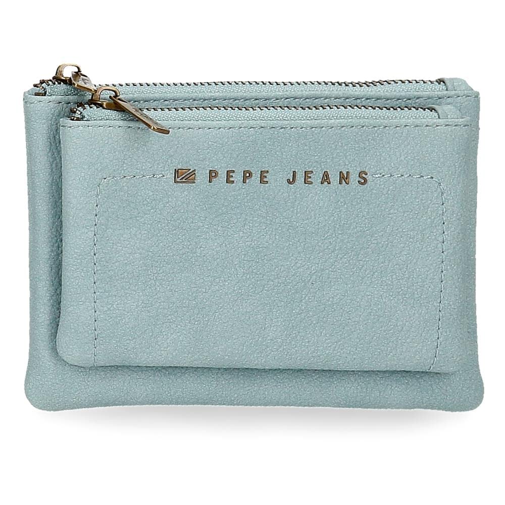 Pepe Jeans Donna Geldbörse Kulturbeutel, Schwarz | Kunstleder, 17,5x9,5x2 Cm, Mit RFID-Schutz