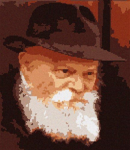 Pepita Needlepoint kit: Lubavitcher Rebbe, 12 x 14