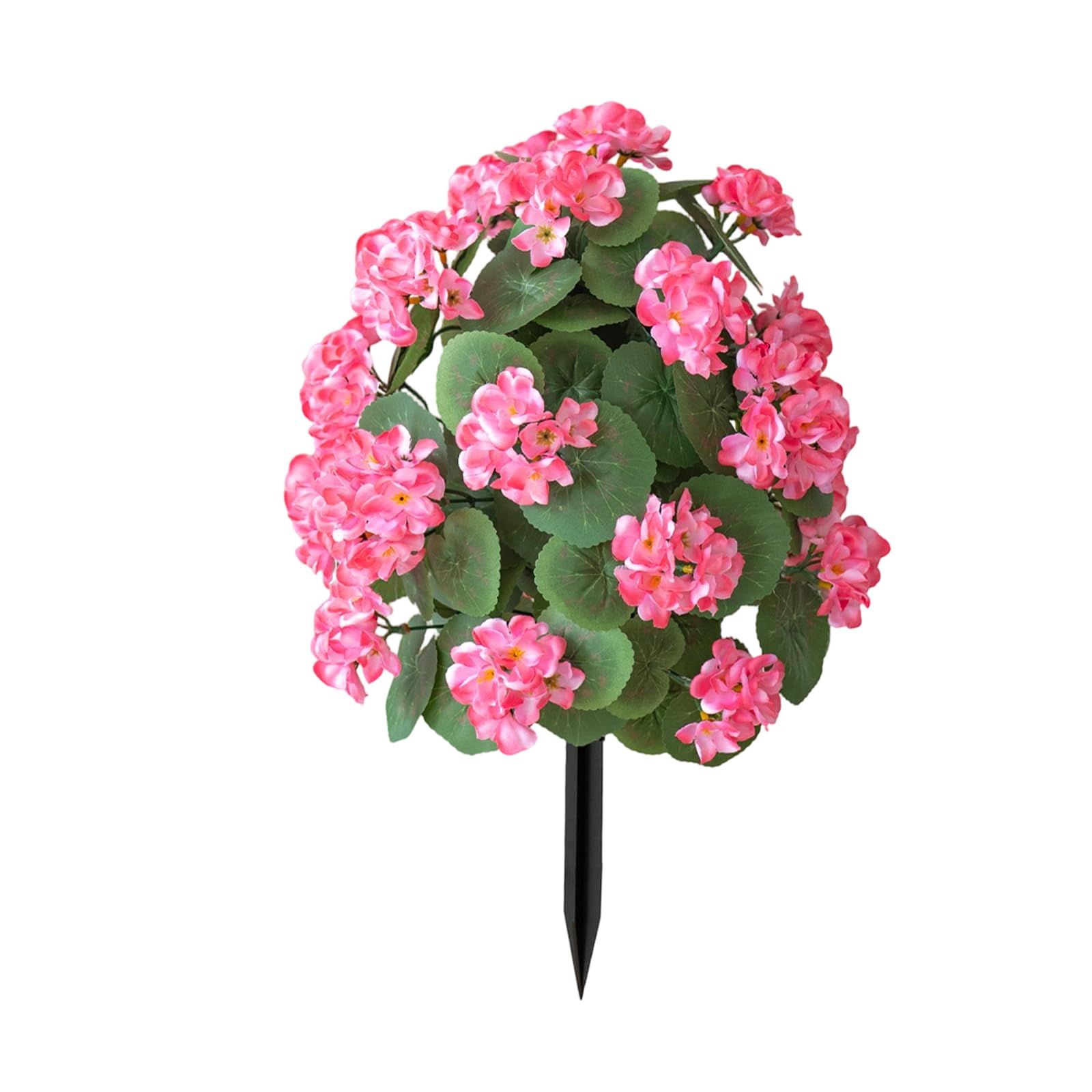 QWYFGM Artificial Garden Flowers,Plant Stakes Outdoor,for,Stakes Decorative,Outdoors Flowers,Topiary Balls,Realistic Crabapple Flower Stake Outdoor Artificial Plant with Stake for Garden Patio Yard