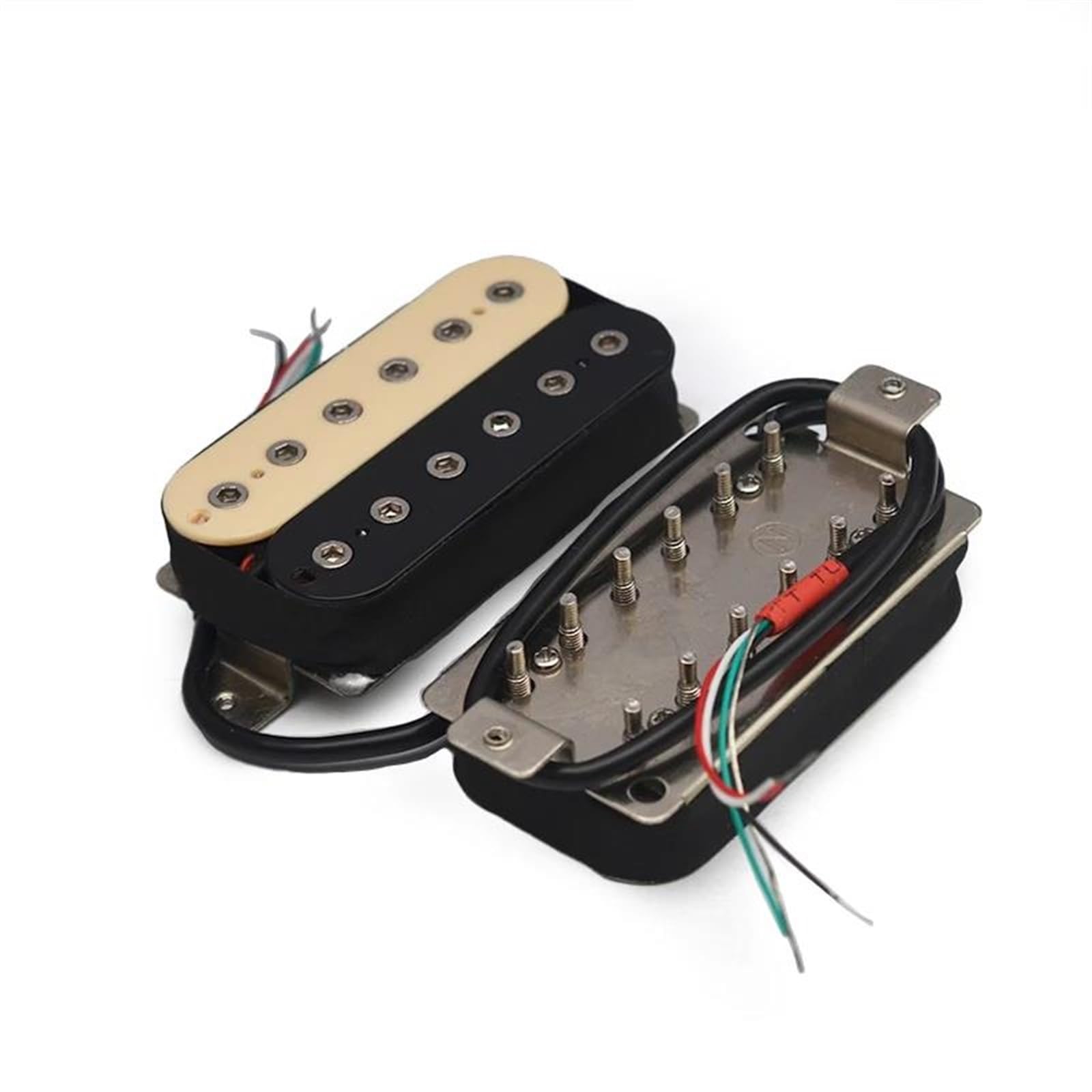 Alnico 5 Humbucker Pickup Doppelspule E-Gitarre Bridge Pickup Schwarz Gitarrenteile Warmer Sound(B+N)
