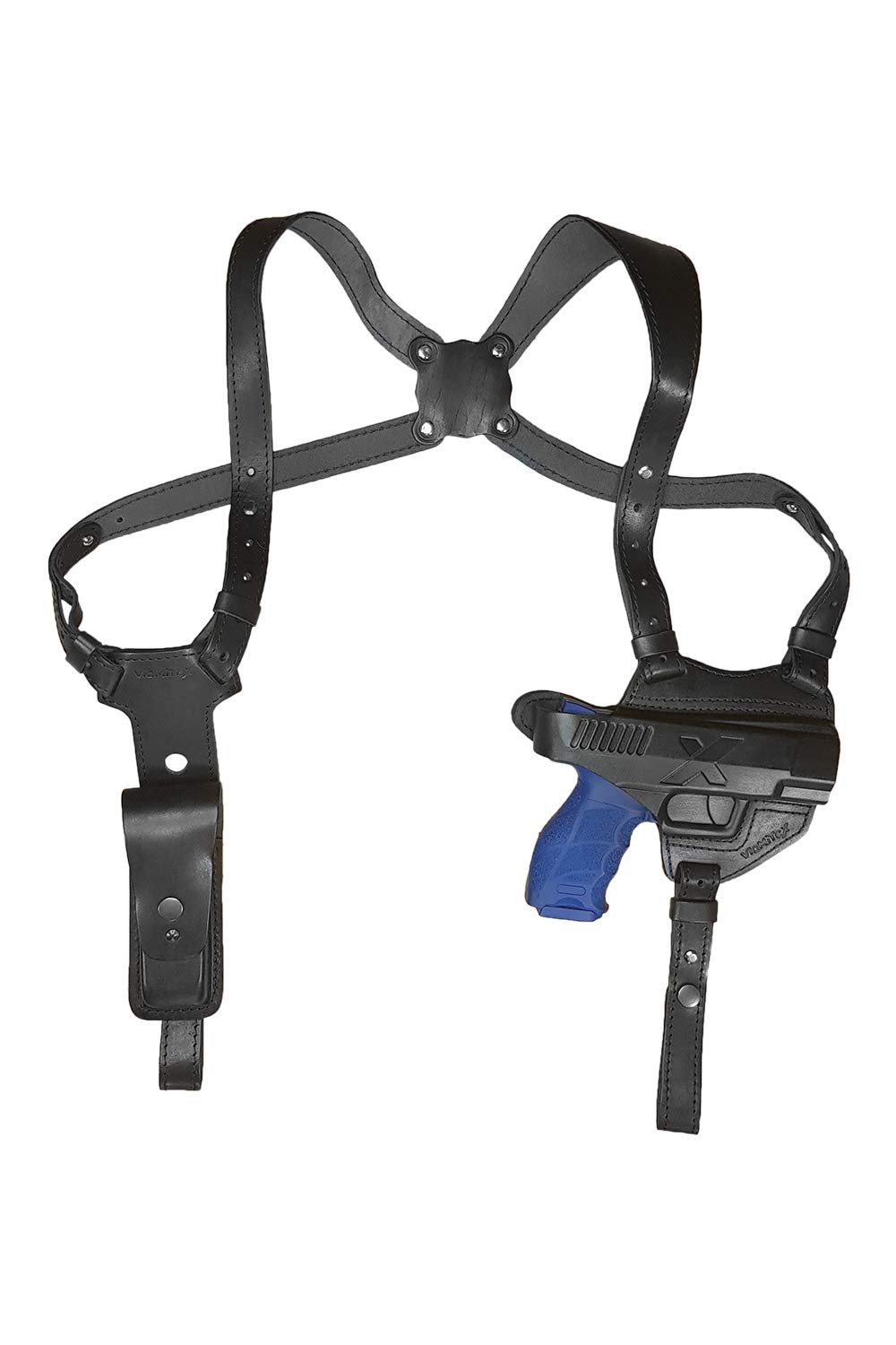 VlaMiTex S5 Shoulder Holster Leather Fits Heckler und Koch VP9 VP40 SFP9 HK Black