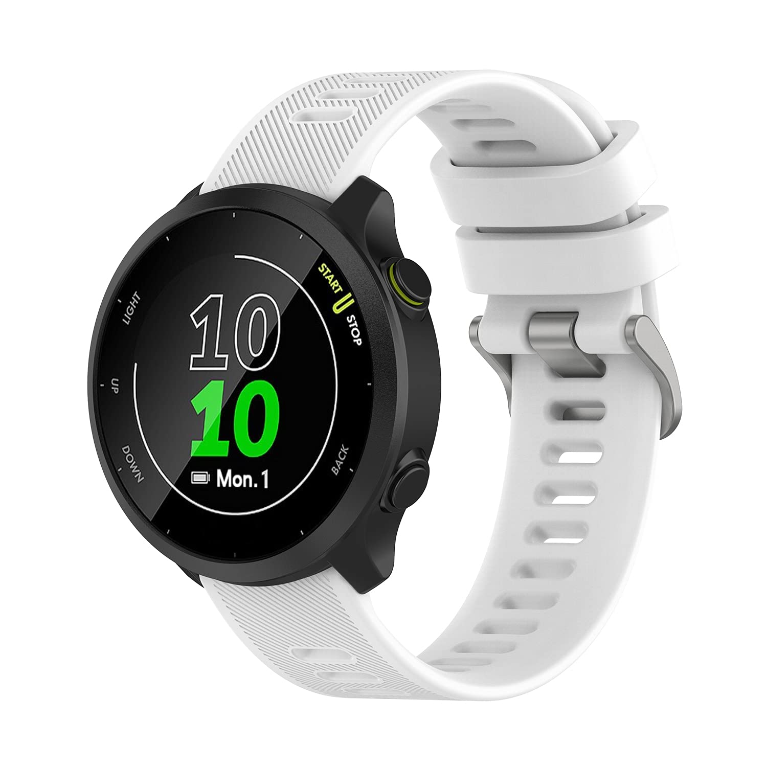 Wownadu 20mm Watch Strap Compatible for Garmin Forerunner 55/245 /165/645